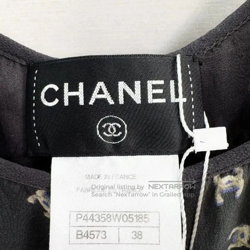 Chanel Chanel Summer Black Silk Short Sleeve Dress . Size M / US 6-8 / IT 42-44 - 6 Thumbnail