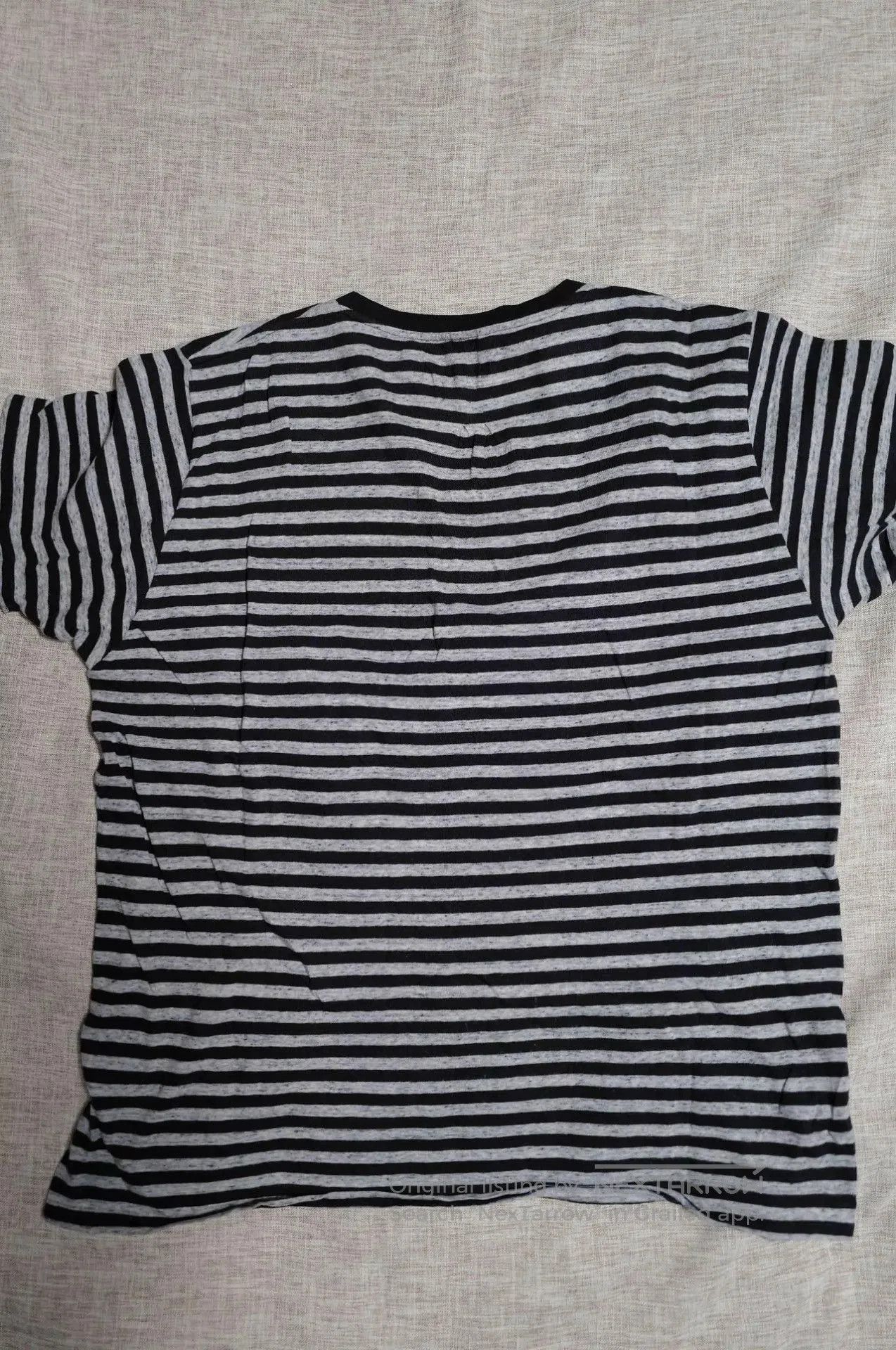 Saint Laurent Paris Striped Short Sleeve Casual Shirt. Size US XL / EU 56 / 4 - 2 Thumbnail