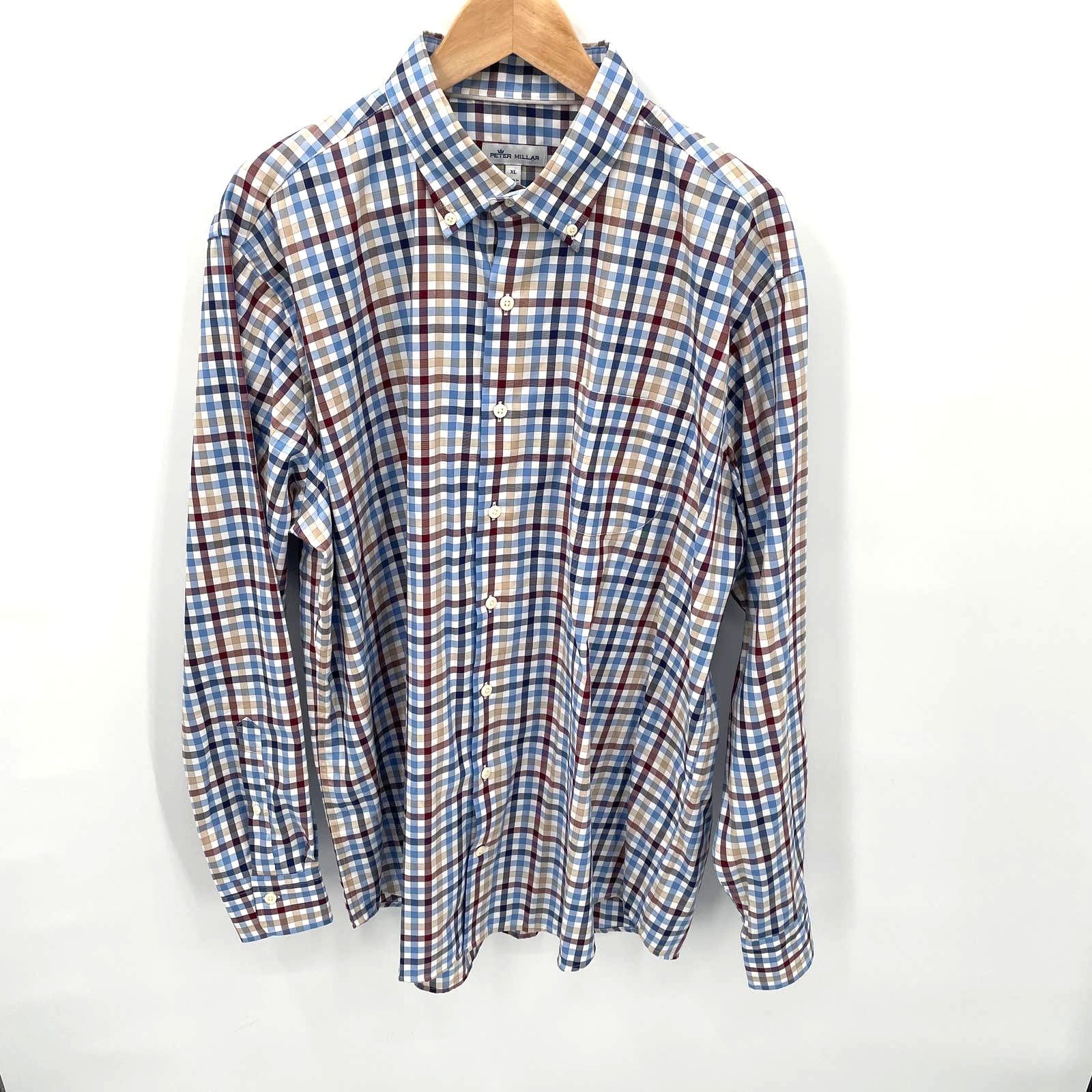 Peter Millar PETER MILLAR Premium Cotton Button Down Shirt // XL Size US XL / EU 56 / 4 - 1 Thumbnail