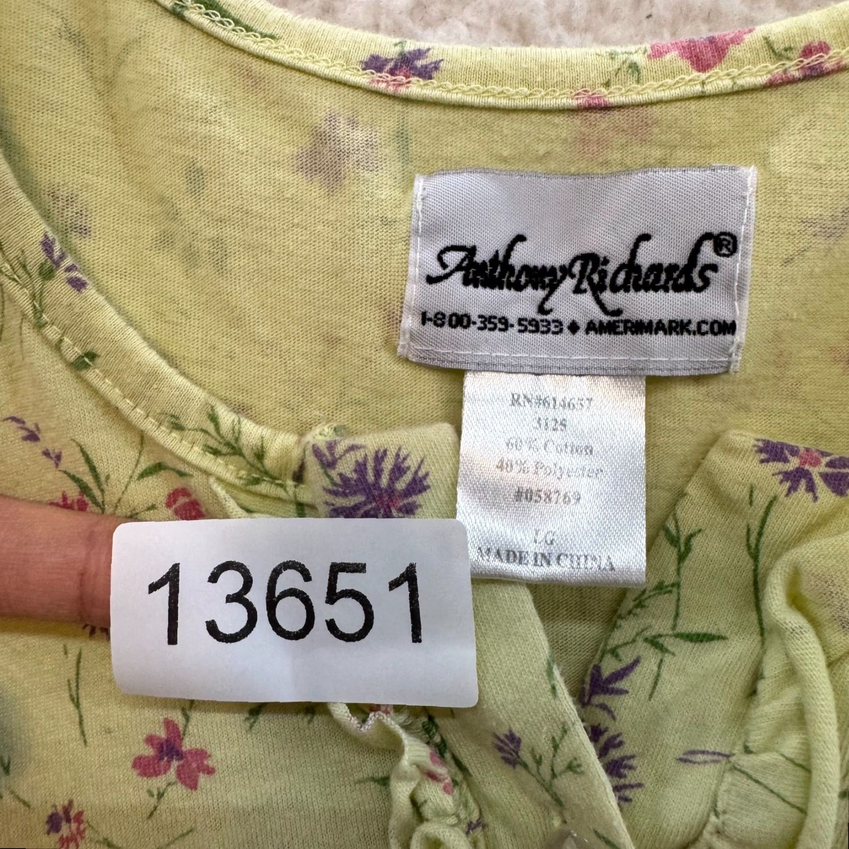 Vintage VINTAGE Nightgown Sleep Dress L Yellow Ditsy Floral Cottagecore Grandma Size L / US 10 / IT 46 - 7 Thumbnail