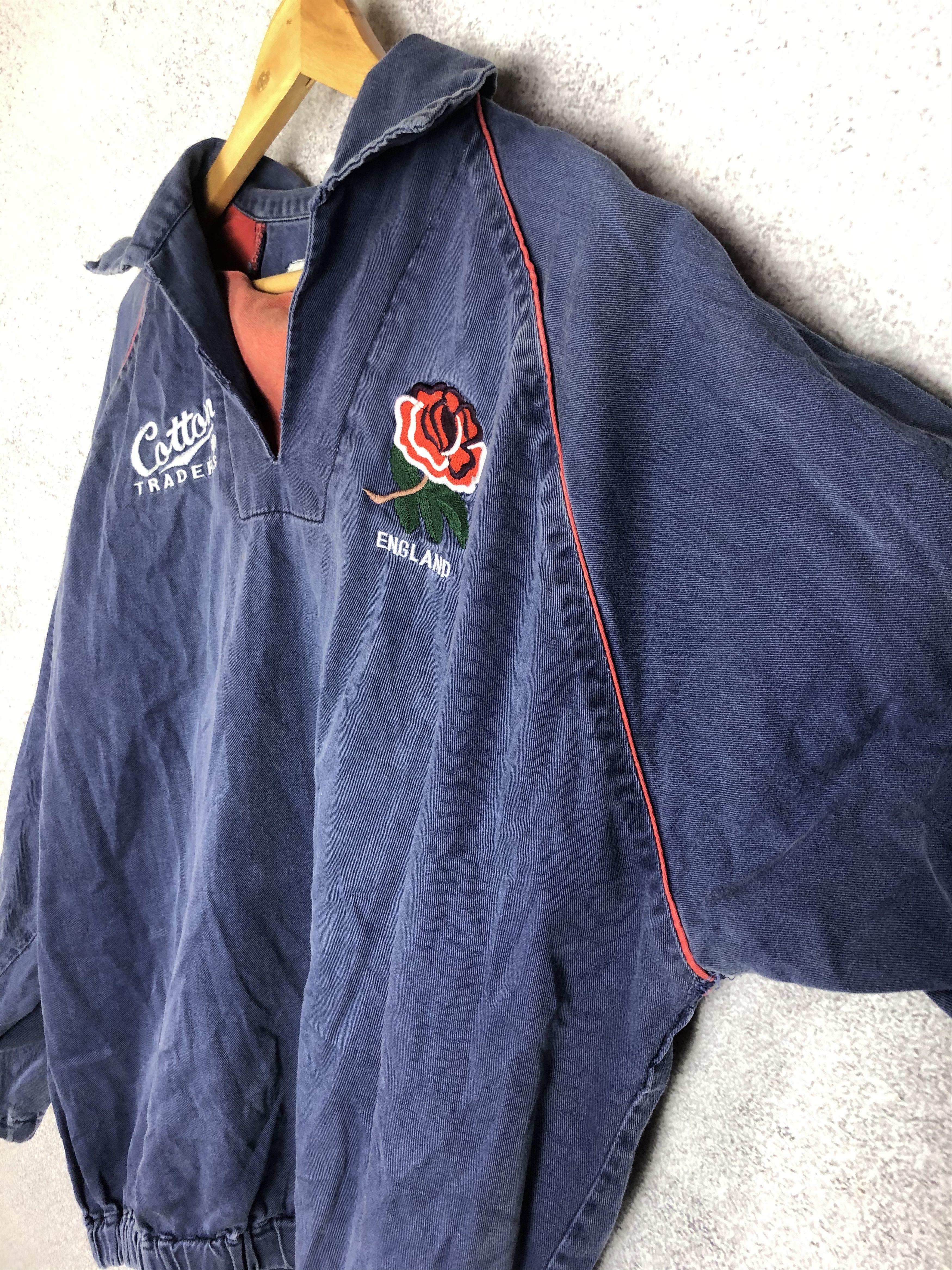 Cotton Traders Rare!Vintage Cotton Traders England Union Rugby Shirt Jersey Size US XL / EU 56 / 4 - 5 Thumbnail