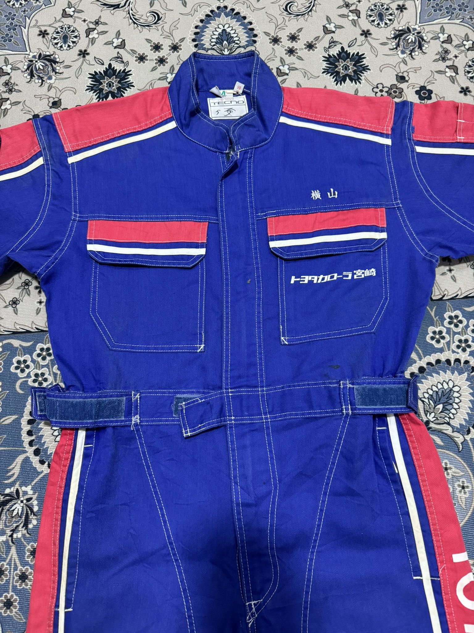 Sports Specialties × Vintage Vintage Toyota Corolla Tecno TRD Overalls Jumpsuit Size US 36 / EU 52 - 2 Thumbnail