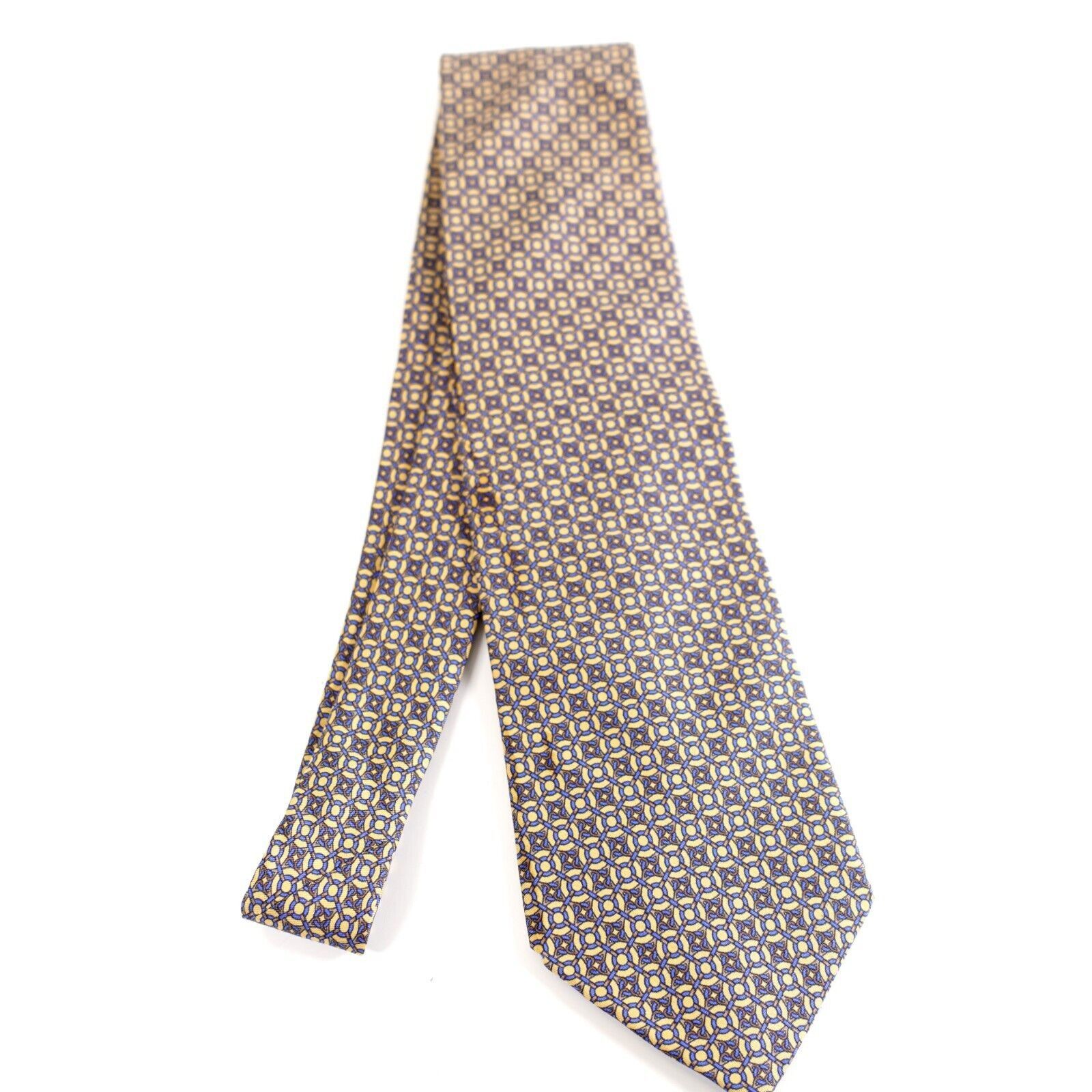 Brooks Brothers Brooks Brothers Makers Yellow Blue Geometric Short Print Sil Size ONE SIZE - 5 Thumbnail