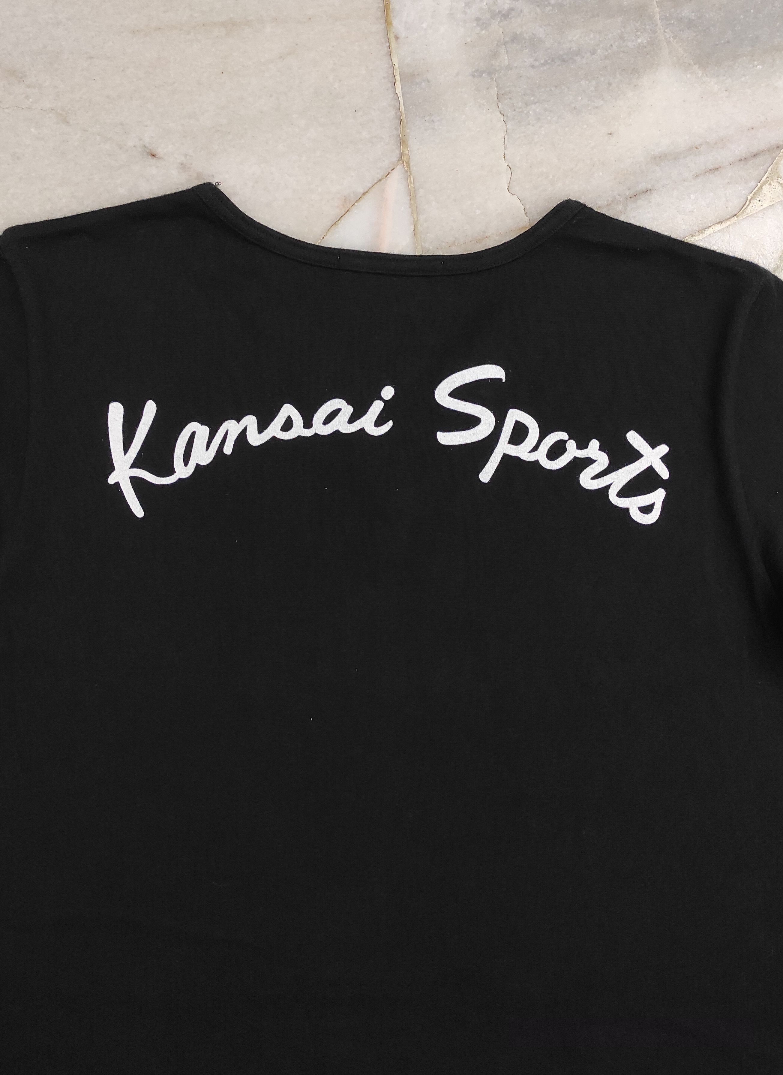 Kansai Yamamoto Archive 90's KANSAI SPORTS OVP short sleeve dress T shirt Size L / US 10 / IT 46 - 7 Thumbnail