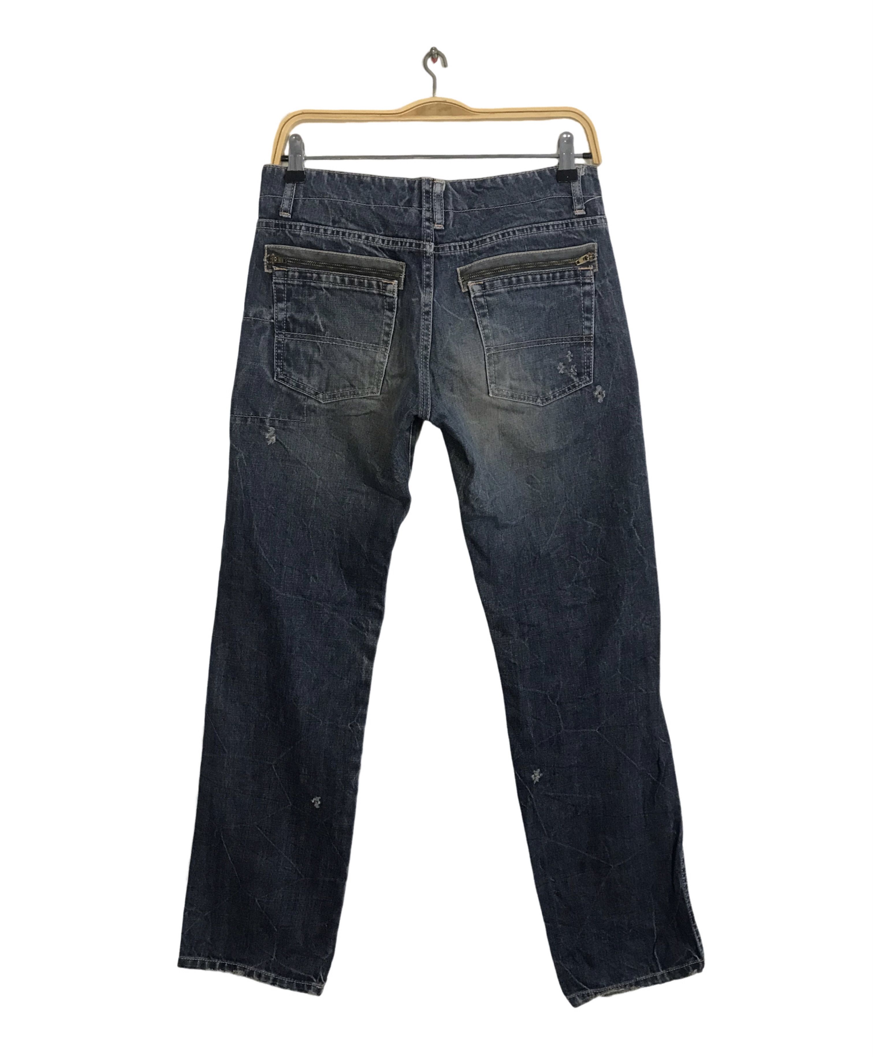 Blue Blue Japan Vintage Blue Blue Japan Denim Jeans Indigo Pant Straight Cut Size US 30 / EU 46 - 2 Thumbnail