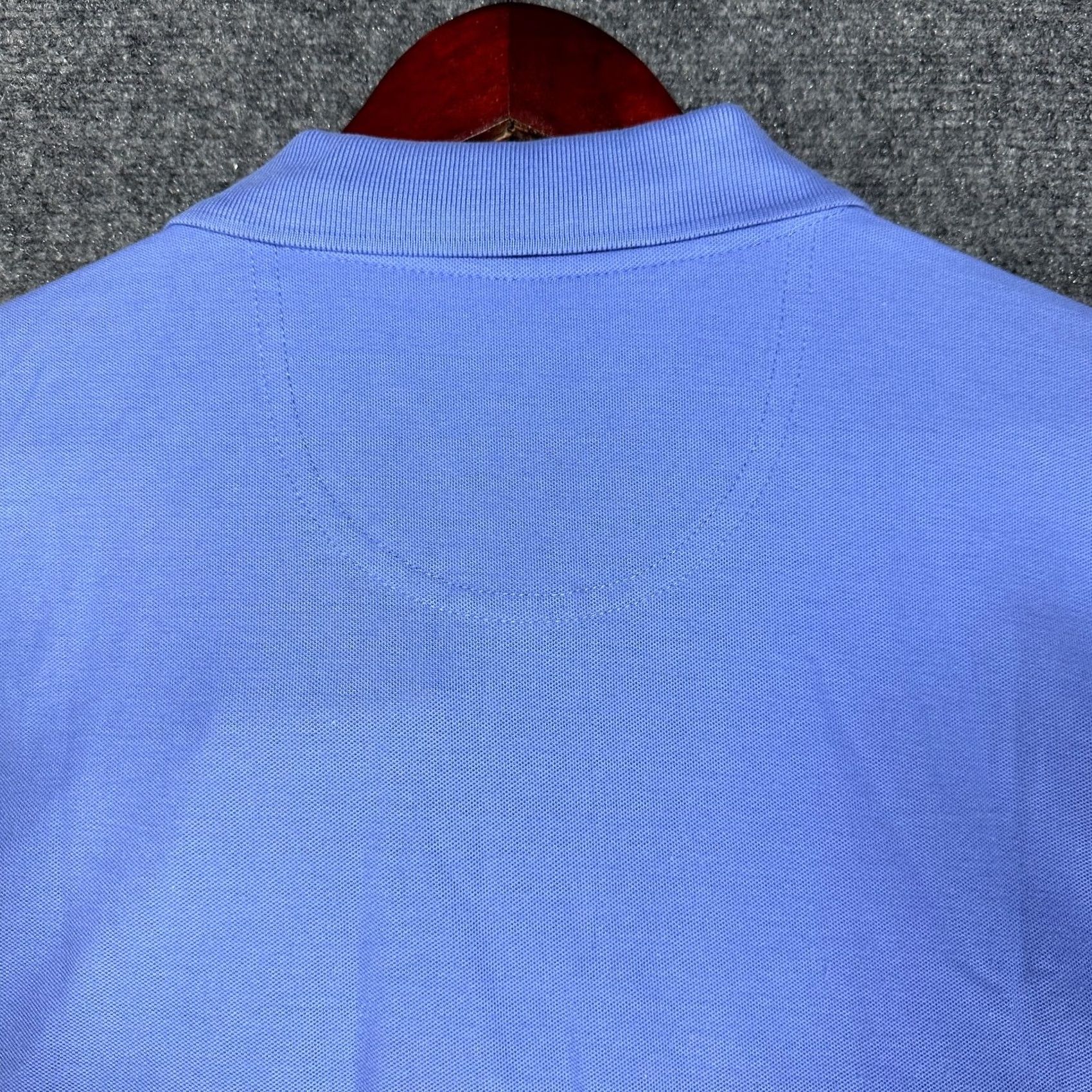 Izod Izod Polo Shirt Mens Large Blue Short Sleeve Pima Cotton No Roll Collar NEW Size US L / EU 52-54 / 3 - 8 Thumbnail