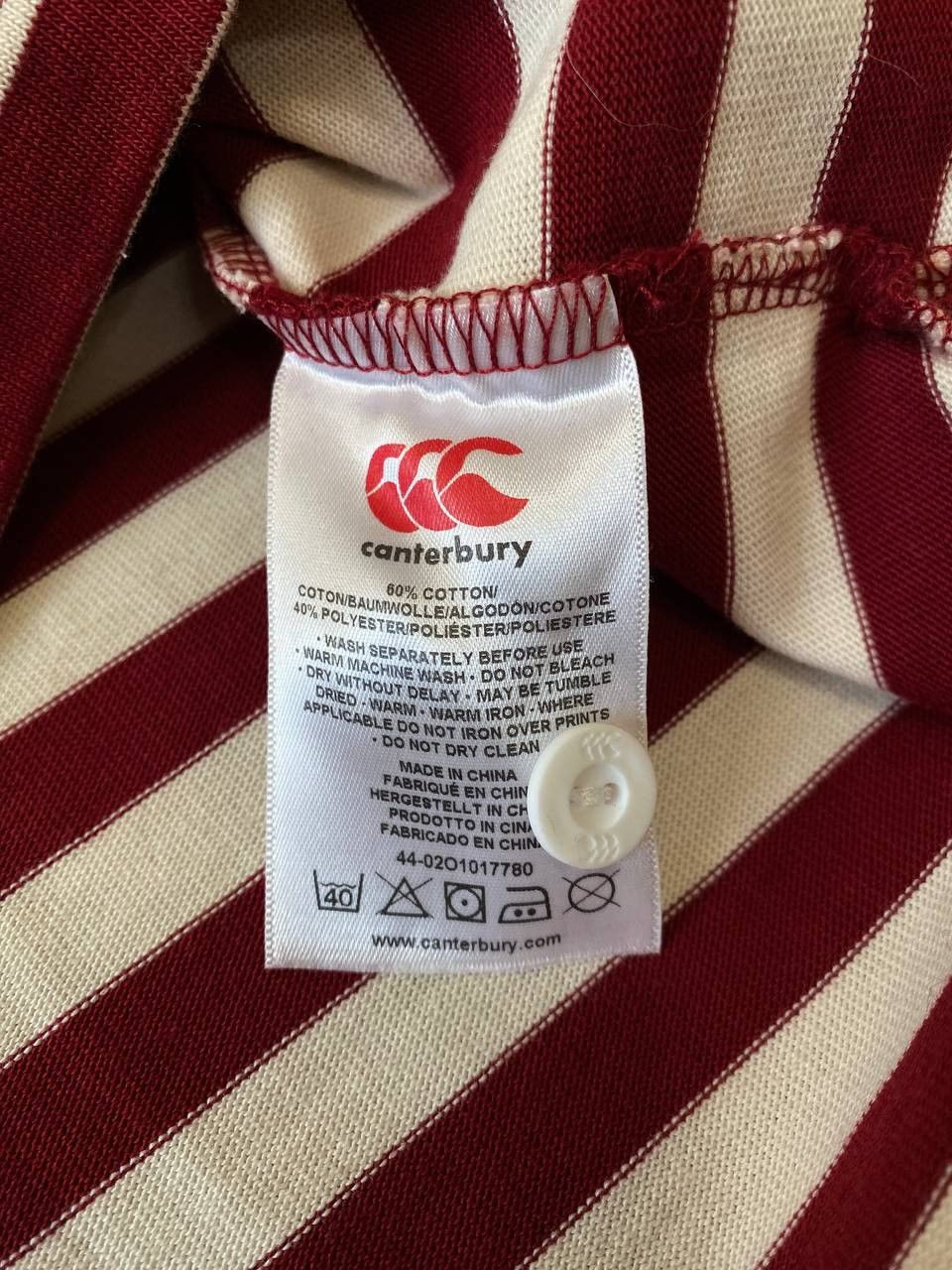 Canterbury of New Zealand Vintage Canterbury England National Rugby Team O2 Polo Size US S / EU 44-46 / 1 - 4 Thumbnail