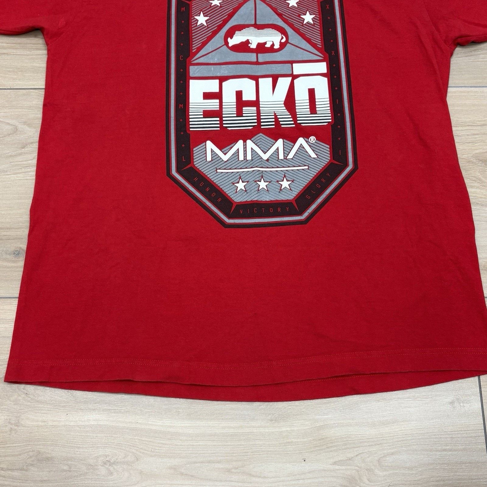 Ecko Unltd. Ecko Unltd MMA XL TShirt Y2K Red Short Sleeve Rawthentic Tee Size US XL / EU 56 / 4 - 9 Thumbnail
