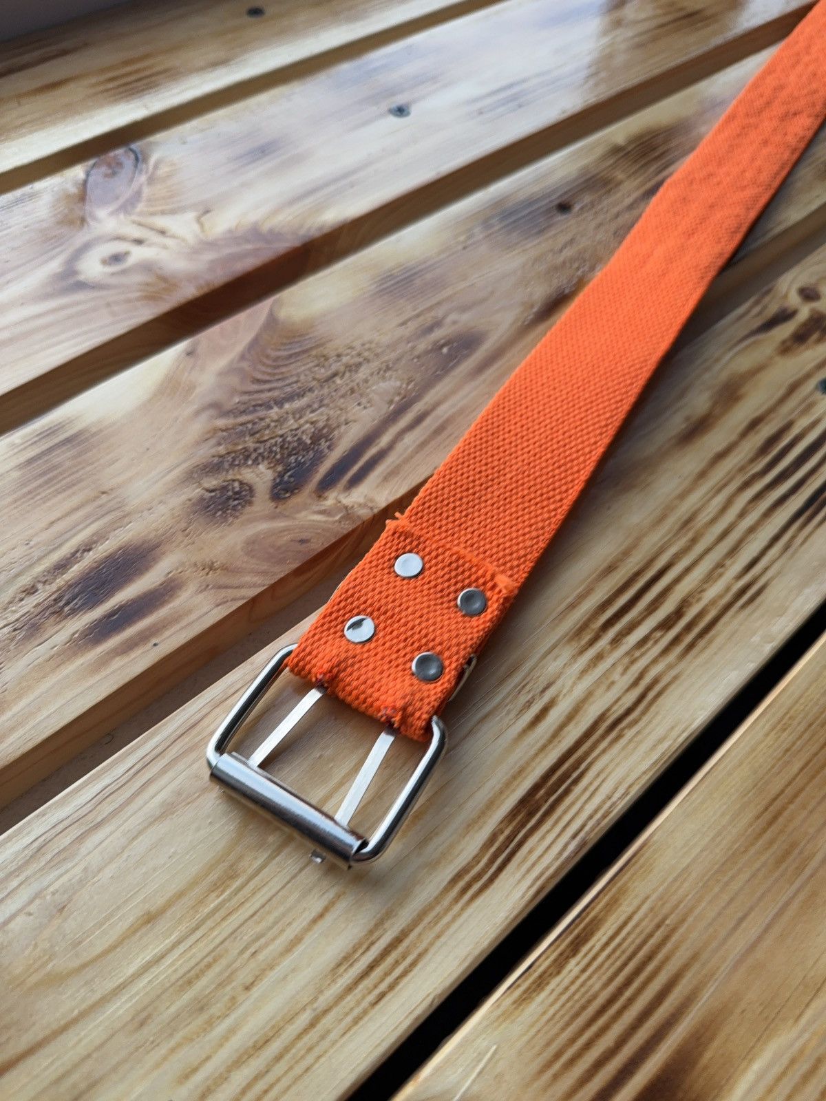 Japanese Brand 00s Opium Alt Punk Japanese Y2K Studded Canvas Belt Skater Size ONE SIZE - 9 Thumbnail