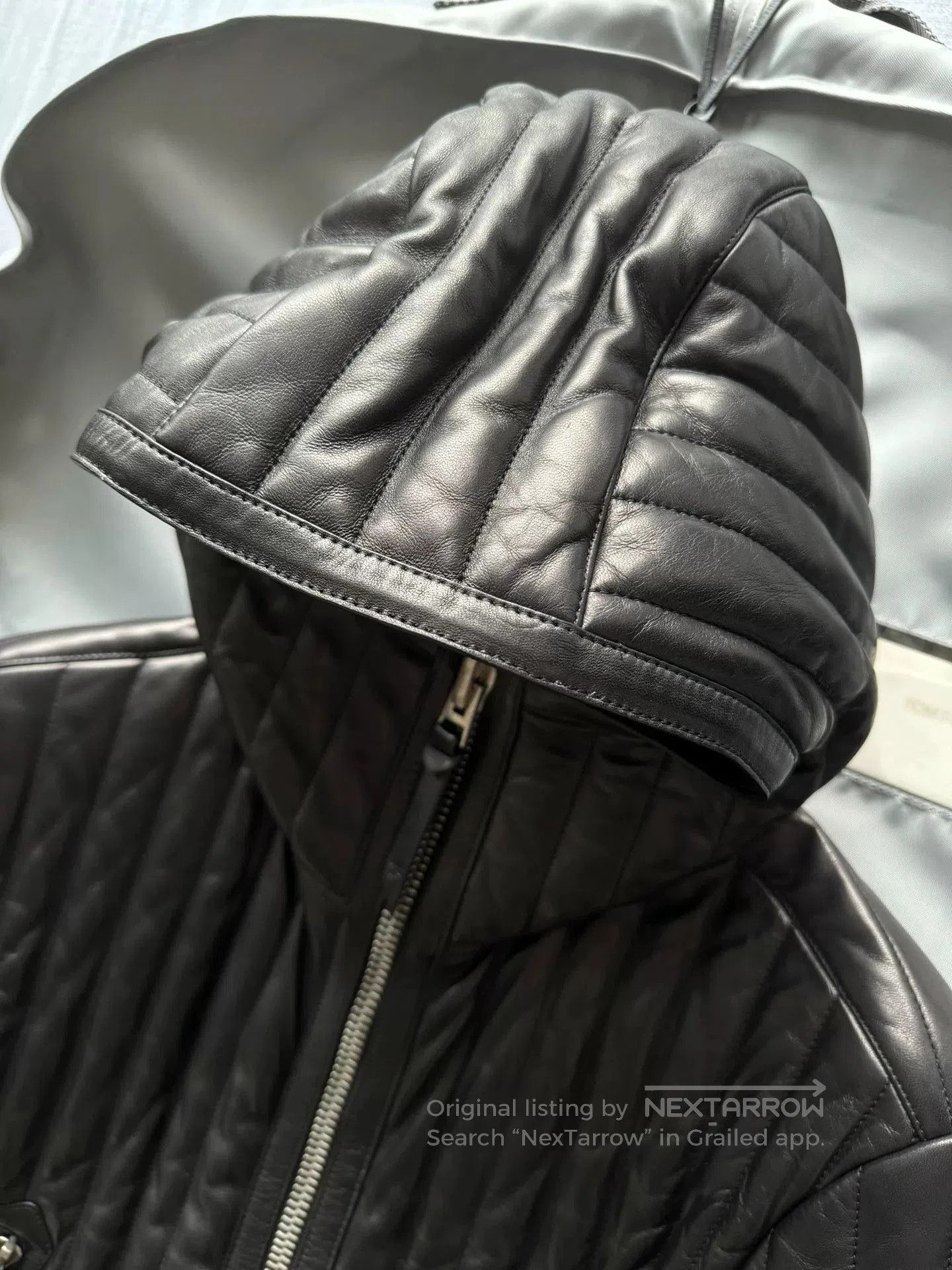 Tom Ford TOM FORD Quilted Hooded Leather Jacket. Size US M / EU 48-50 / 2 - 2 Thumbnail