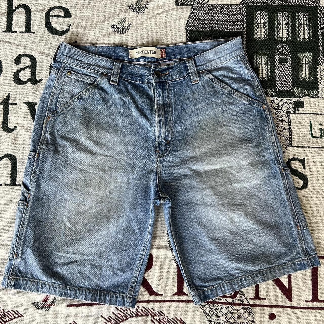 Levi's × Vintage Vintage Y2K Denim Skater Style Summer Levis Carpenter shorts Size US 34 / EU 50 - 1 Thumbnail