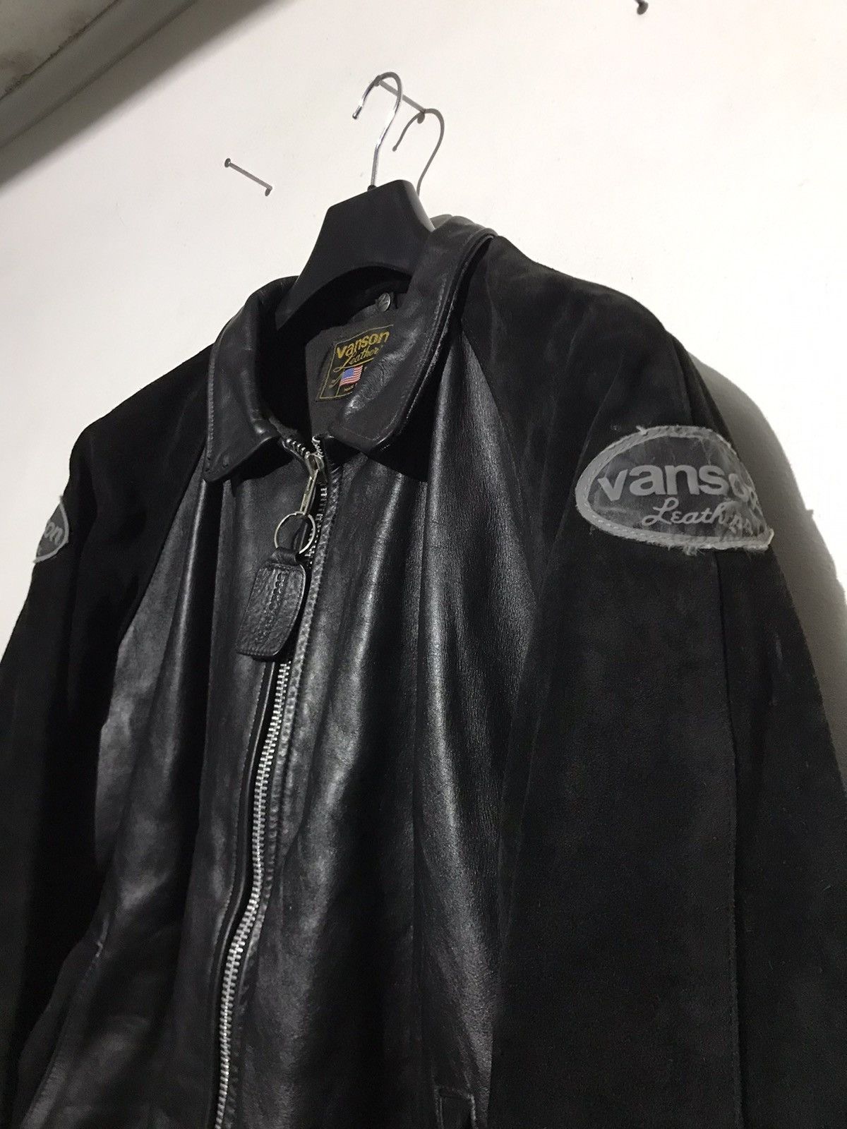 Vanson Leathers VANSON STADIUM JACKET 54 Size US L / EU 52-54 / 3 - 3 Thumbnail