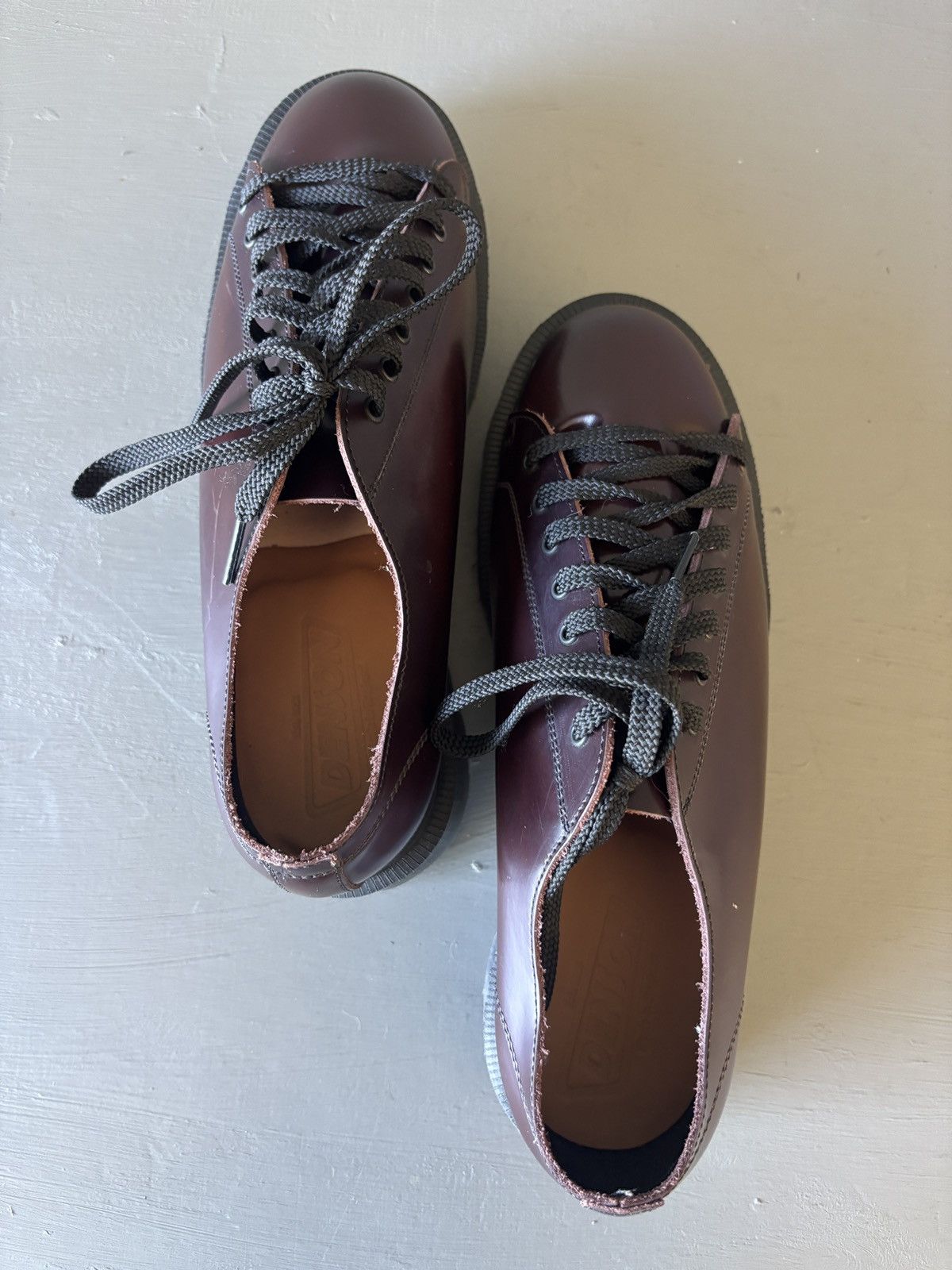 Other Denson Platform Monkey Shoes Men's Burgundy (UK6/US7) Size US 7 / EU 40 - 9 Thumbnail