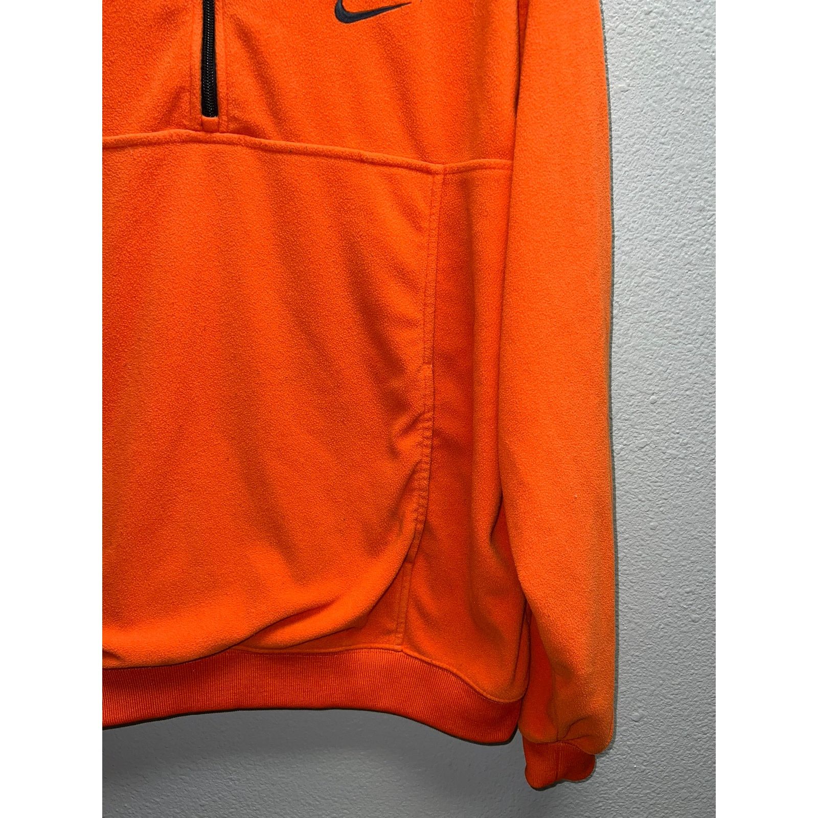 Vintage Vintage Orange Nike Sweatshirt Fleece 1/2 Zip Jacket VTG XL Size US XL / EU 56 / 4 - 4 Thumbnail