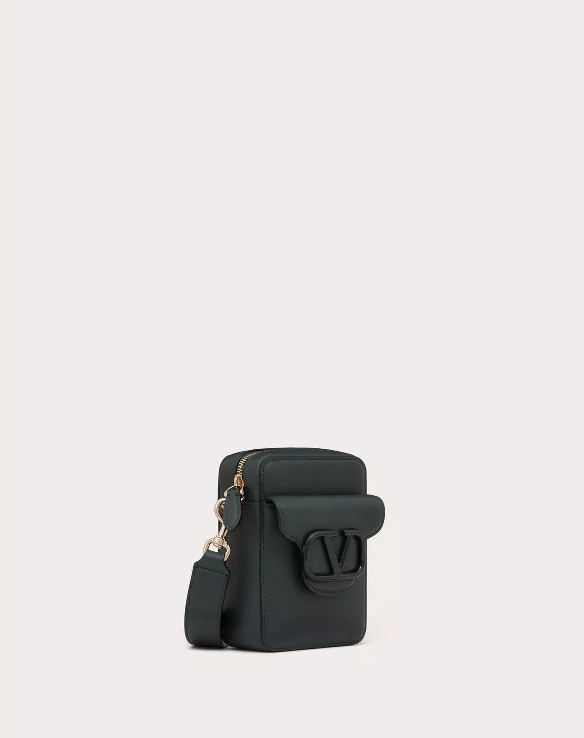 Valentino oc11z0625 Size: OS/Mini Loco Crossbody Calfskin Bag in Black Size ONE SIZE - 2 Thumbnail