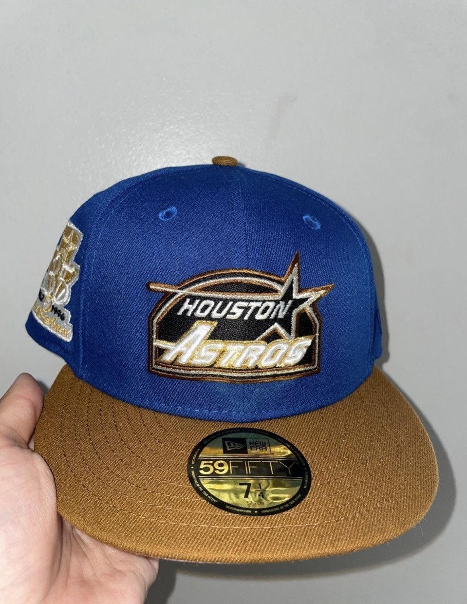 image of Hat Club Noho Exclusive Frosty Preme Houston Astros 35Th Ann in Blue, Men's