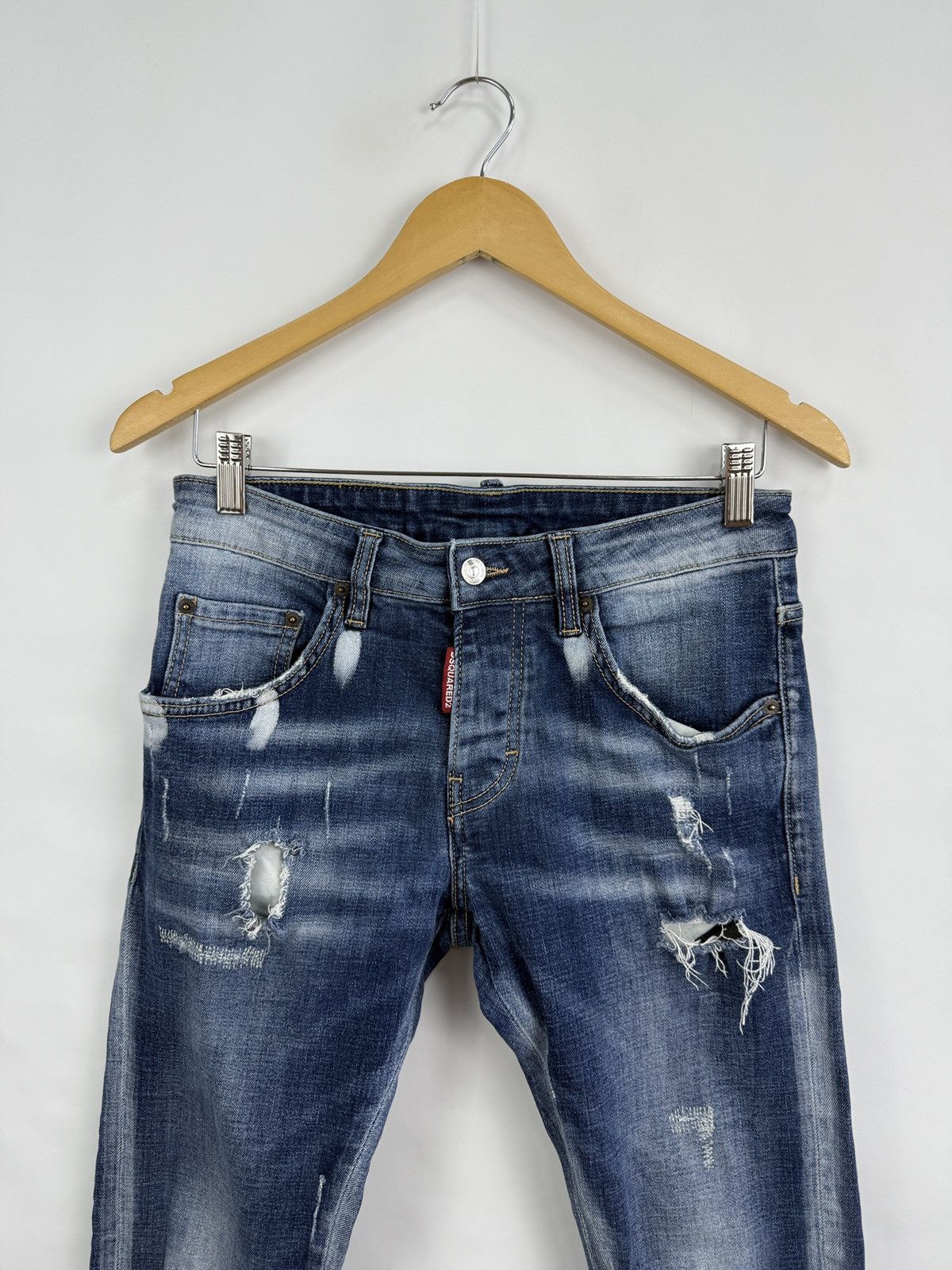Dsquared2 🇮🇹 Dsquared2 Jeans Made In Italy Rare Retro Hype Y2K Size US 30 / EU 46 - 4 Thumbnail