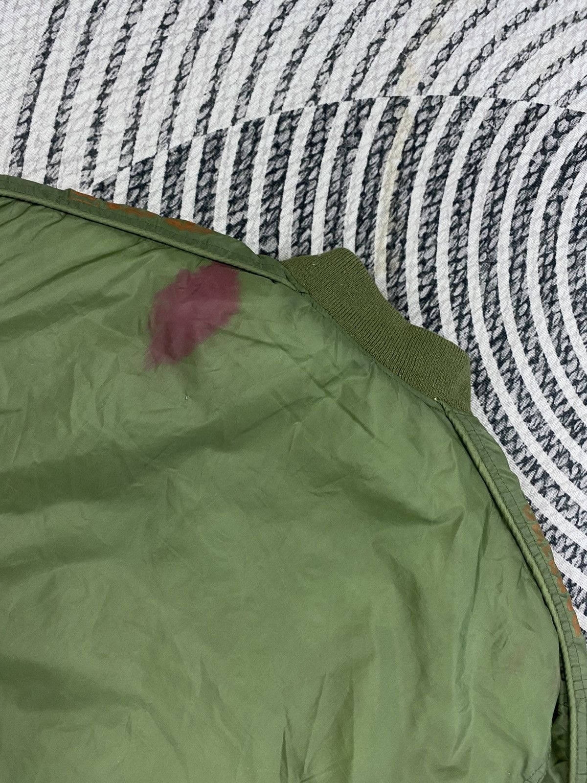 Japanese Brand Vtg Alon Point Authenticity Green Bombers Jacket Size US XL / EU 56 / 4 - 9 Thumbnail