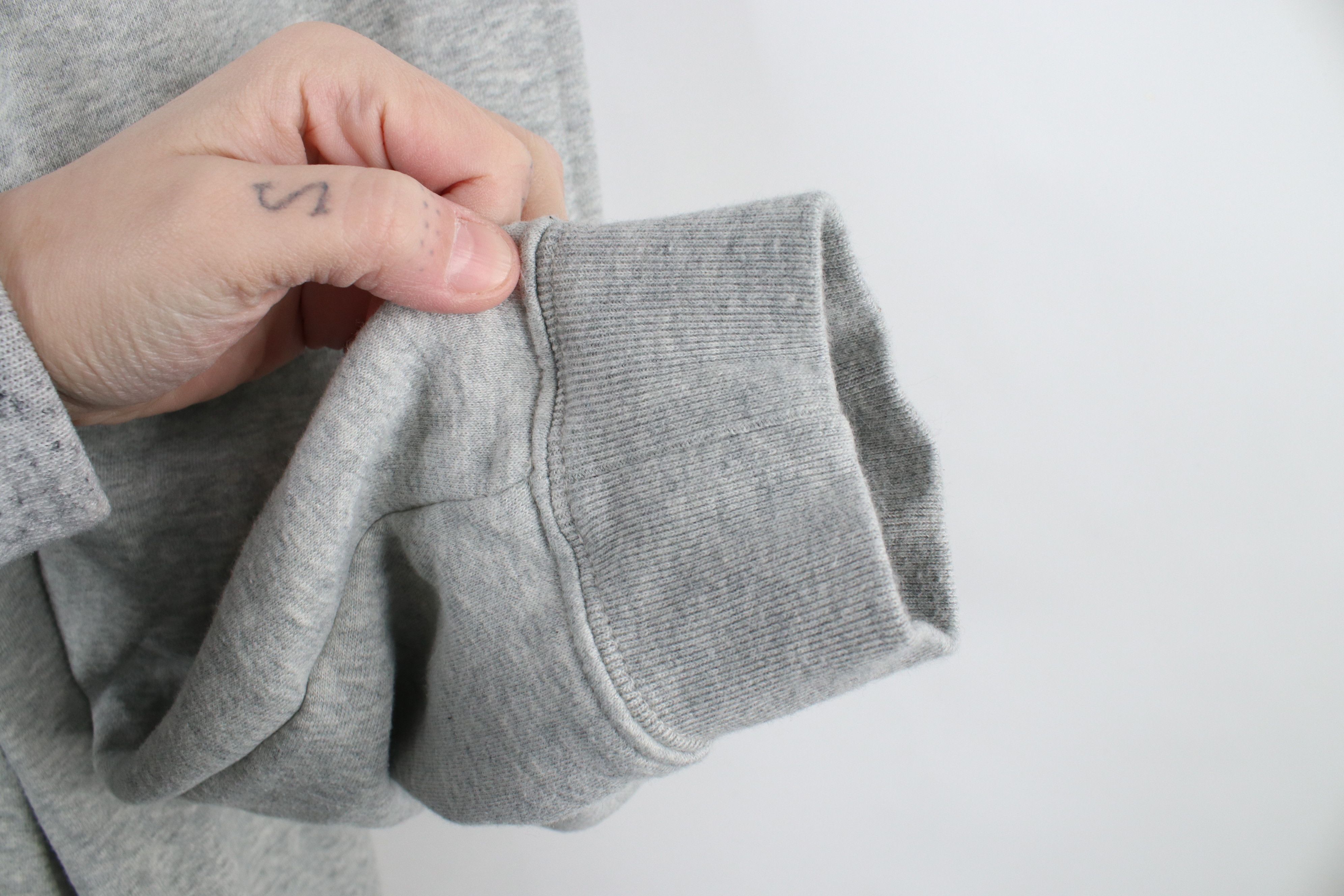 Gap × Vintage Vintage Y2K Gap Block Letter Hoodie Sweatshirt Heather Gray Size US L / EU 52-54 / 3 - 10 Thumbnail