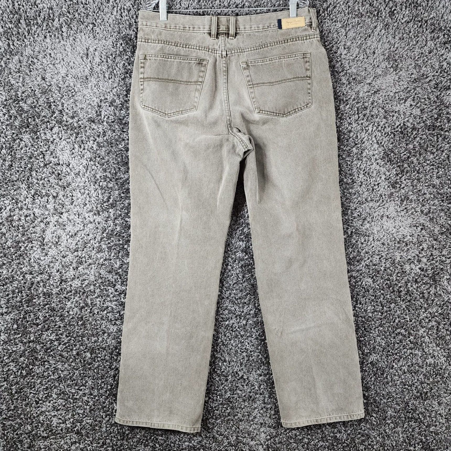 Vintage INDIGO PALMS Mens Classic Straight Jeans Size 35x31 Blue Palm Theme Size US 35 - 6 Thumbnail