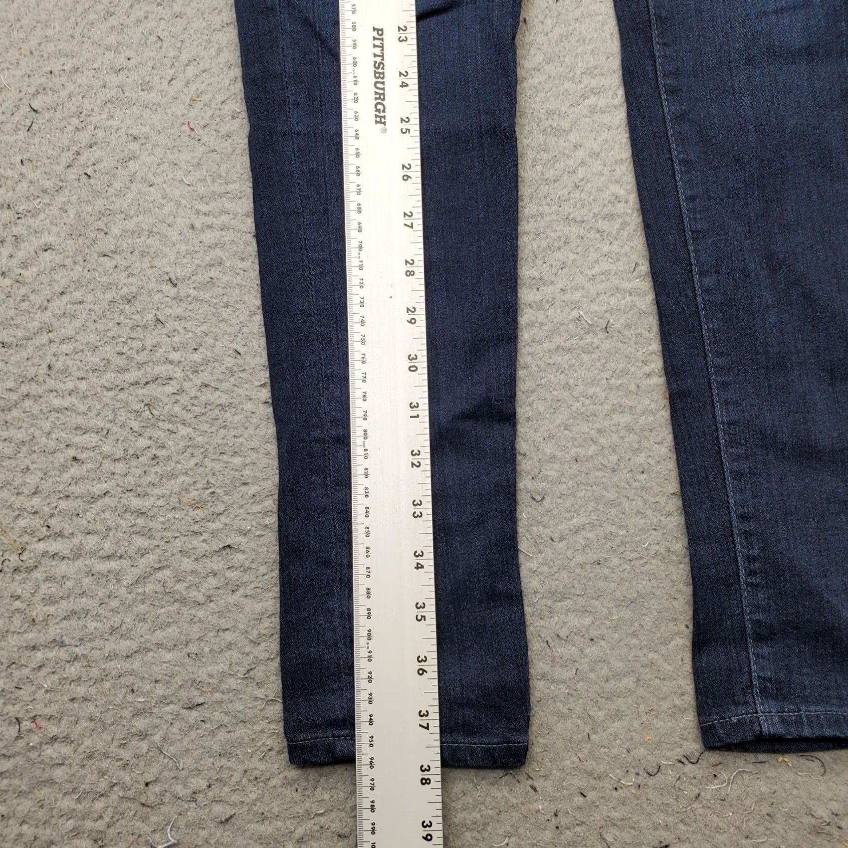 Denime AG Adriano Goldschmied Jeans Womens 27R Blue Denim Farrah Skinny High-Rise Jeans Size 27" / US 4 / IT 40 - 3 Thumbnail