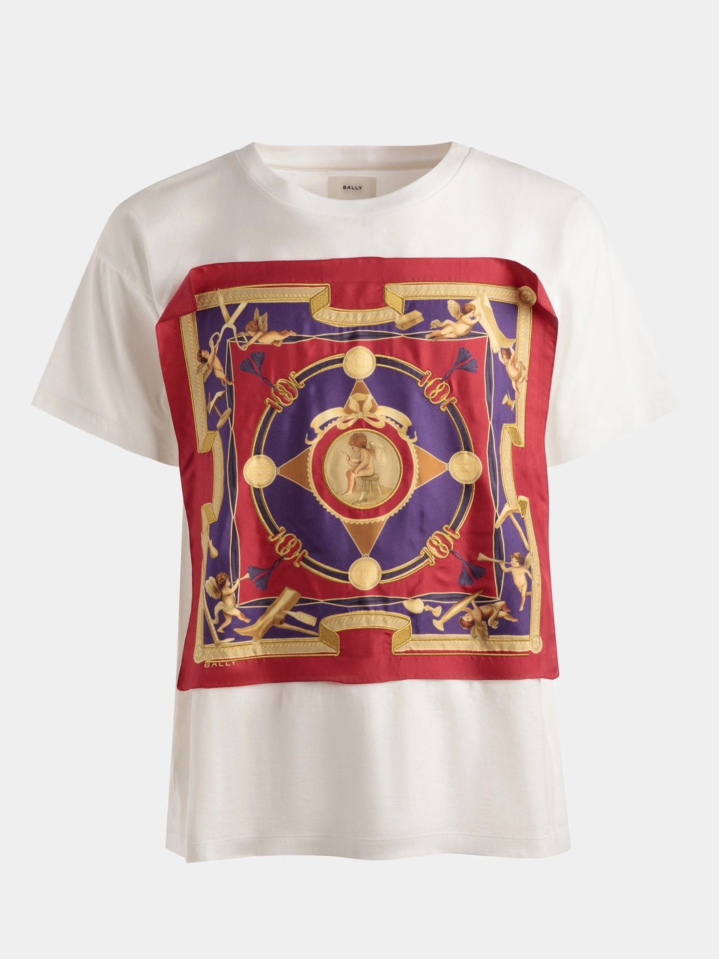 o1y1224 Short Sleeves Printed T-Shirt in White