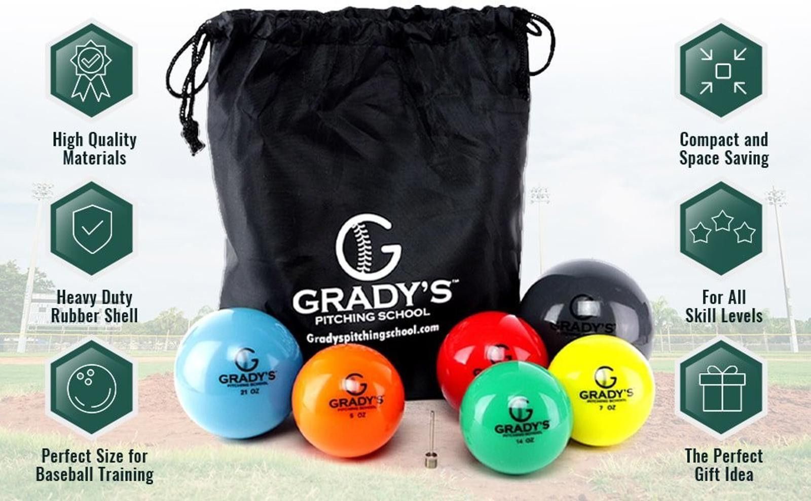 Other GRADY’S Pitching School Soft Weighted Pitching Training Set Size ONE SIZE - 1 Preview