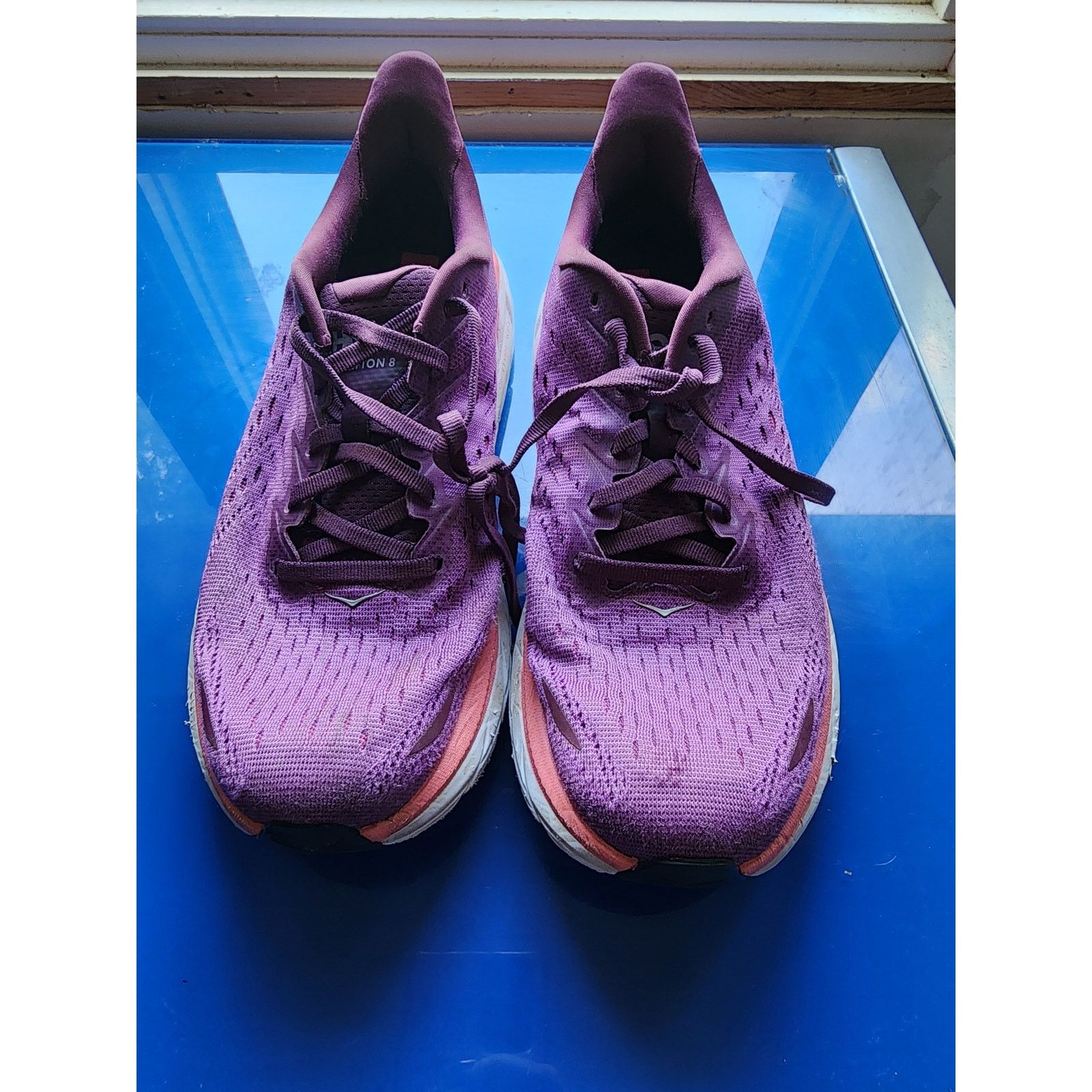 Hoka Hoka Clifton 8 Purple and Pink Size 9B Size US 9 / IT 39 - 4 Thumbnail