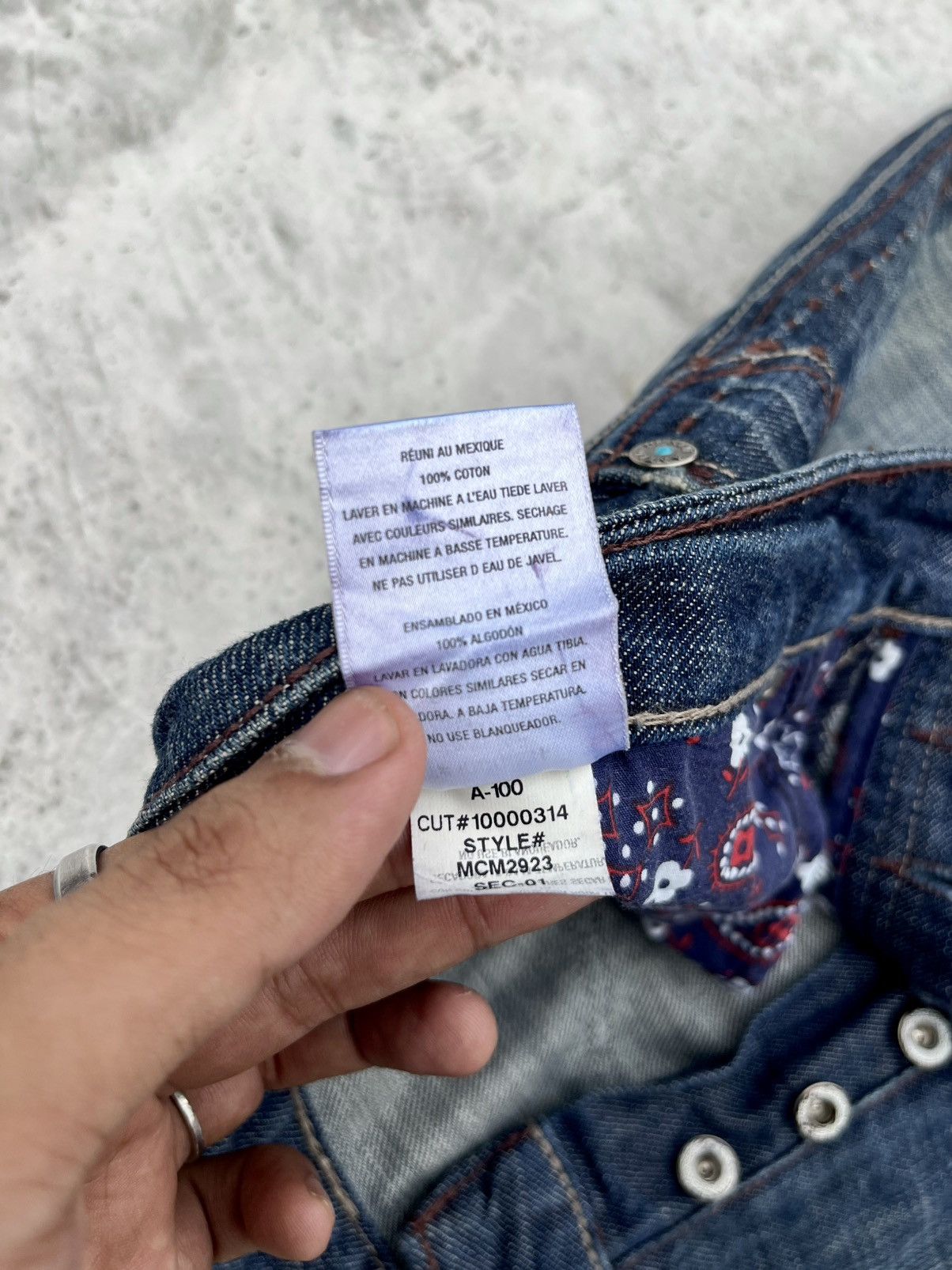 Antik Denim Vintage Antik Denim Studded Embroidery Jeans Size US 32 / EU 48 - 11 Thumbnail