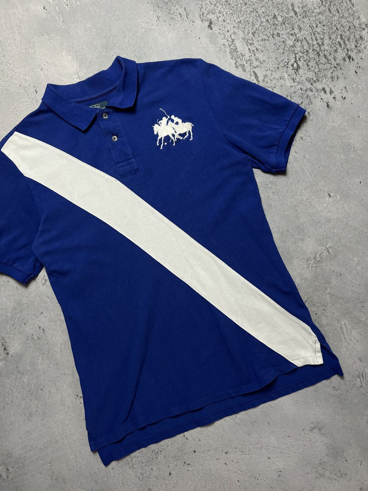 Polo Ralph Lauren Vintage Polo Ralph Lauren Striped Rugby y2k Tee USA Rare 00s Size US M / EU 48-50 / 2 - 4 Thumbnail