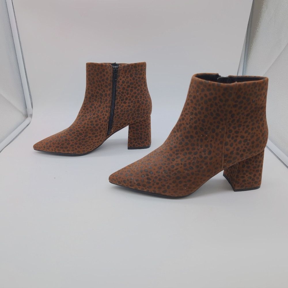 Other Leopard Print Ankle Boots Sz 7 Simply Be WW090 Size US 7 / IT 37 - 4 Thumbnail
