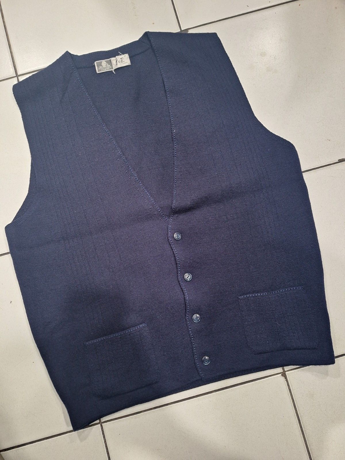Japanese Brand Mountain top vest cardigan wool Size L / US 10 / IT 46 - 2 Thumbnail