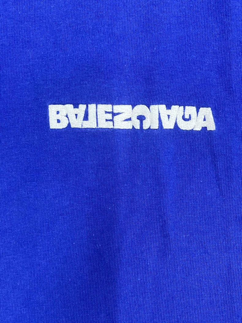 Balenciaga Balenciaga Printed Crew Neck Pullover Short Sleeve T-shirt Size US XXL / EU 58 / 5 - 3 Thumbnail