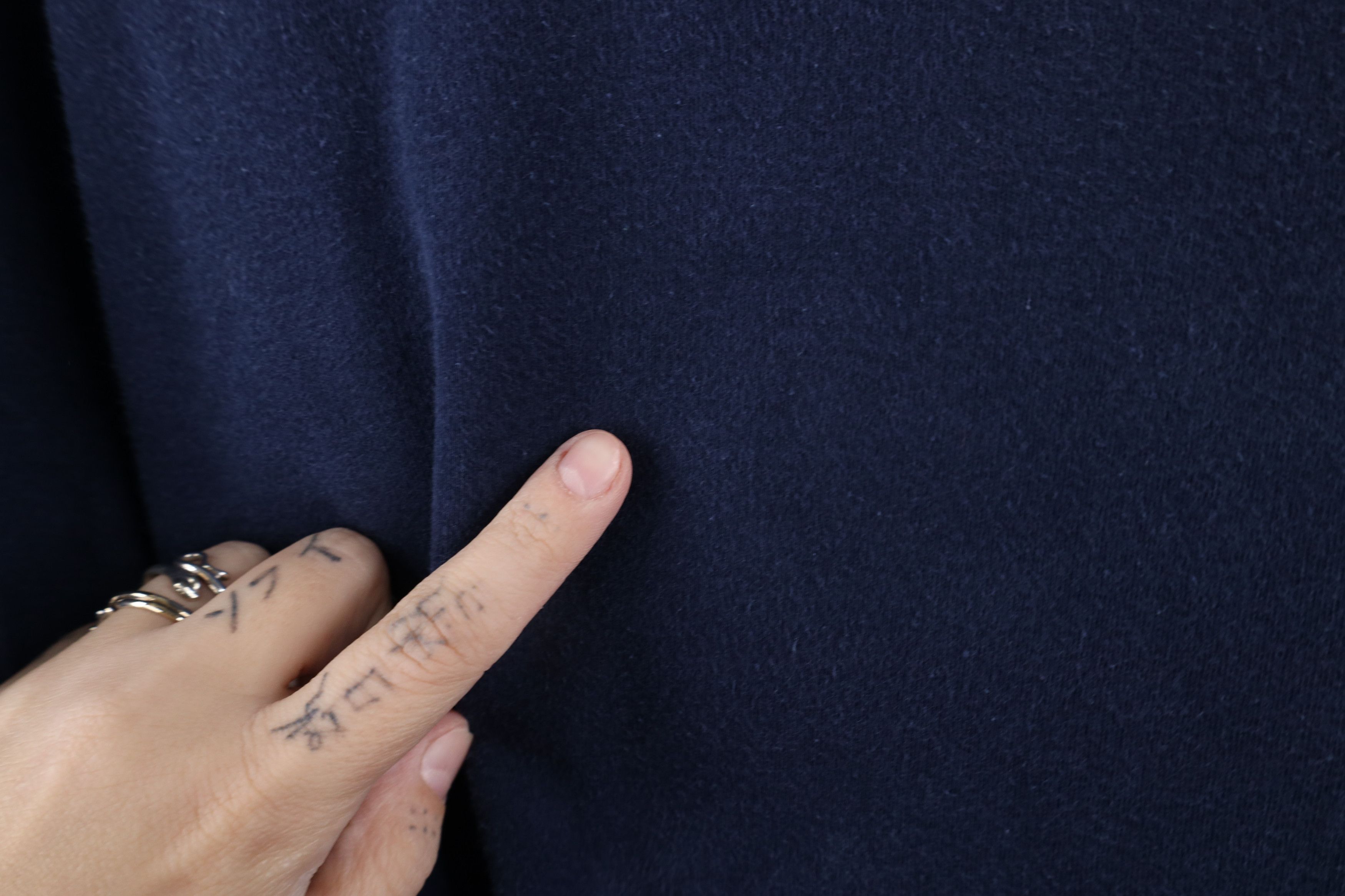 Vintage Vintage 90s Streetwear Long Sleeve Turtleneck T-Shirt Blue Size L / US 10 / IT 46 - 5 Thumbnail