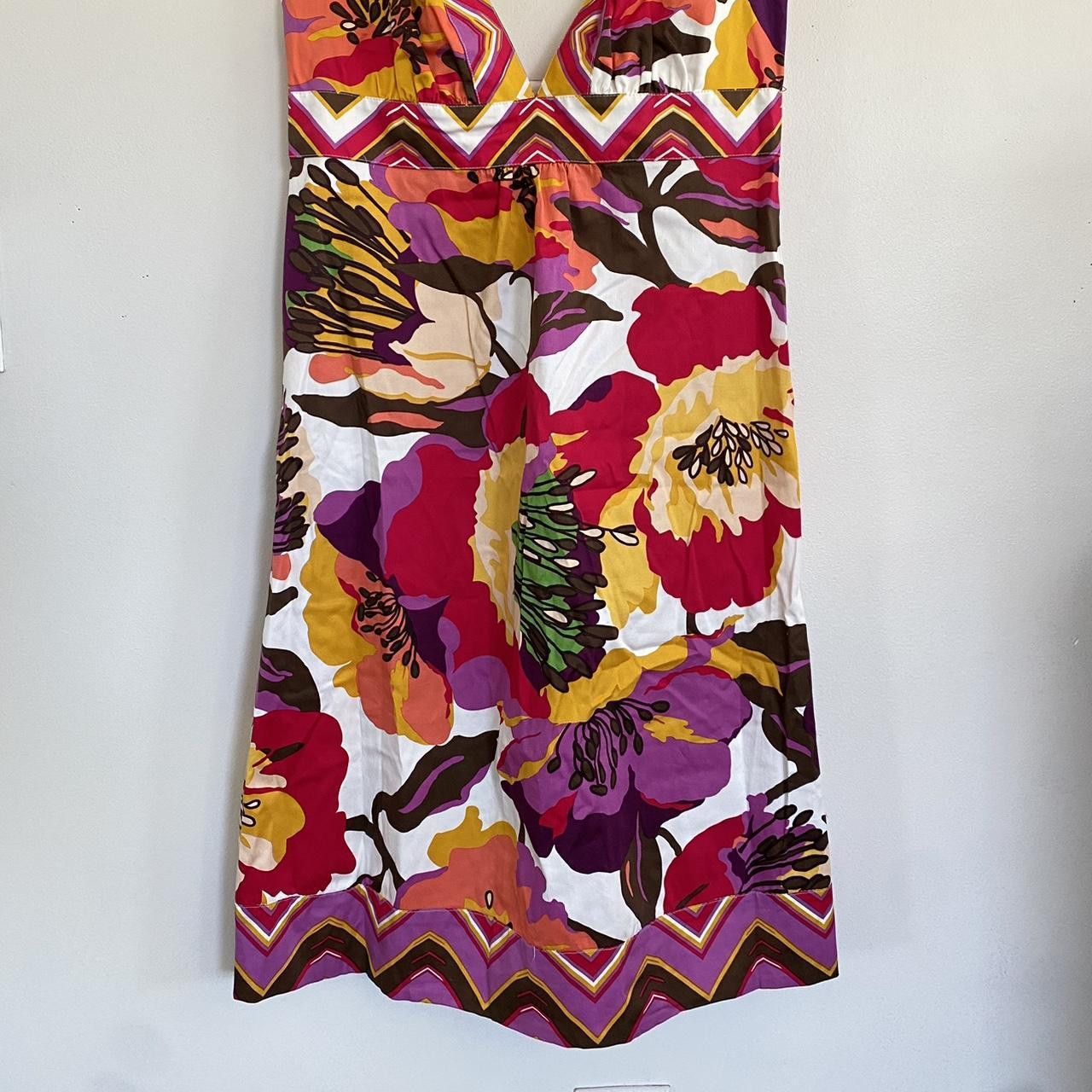 Designer ANA A NEW APPROACH MULTICOLOR DRESS 70S VIBE SIZE 6 WOMENS Size M / US 6-8 / IT 42-44 - 4 Thumbnail