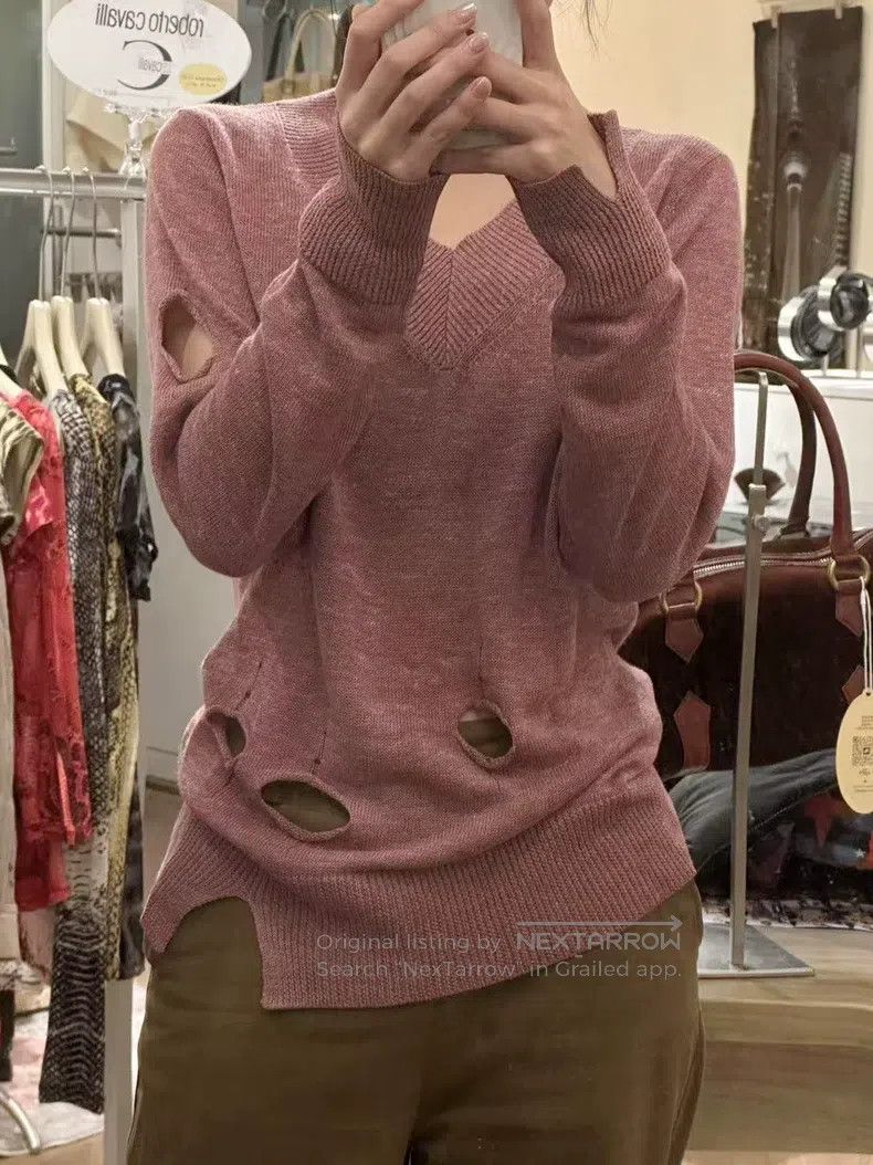Vivienne Westwood Vintage Knit V-Neck Sweater