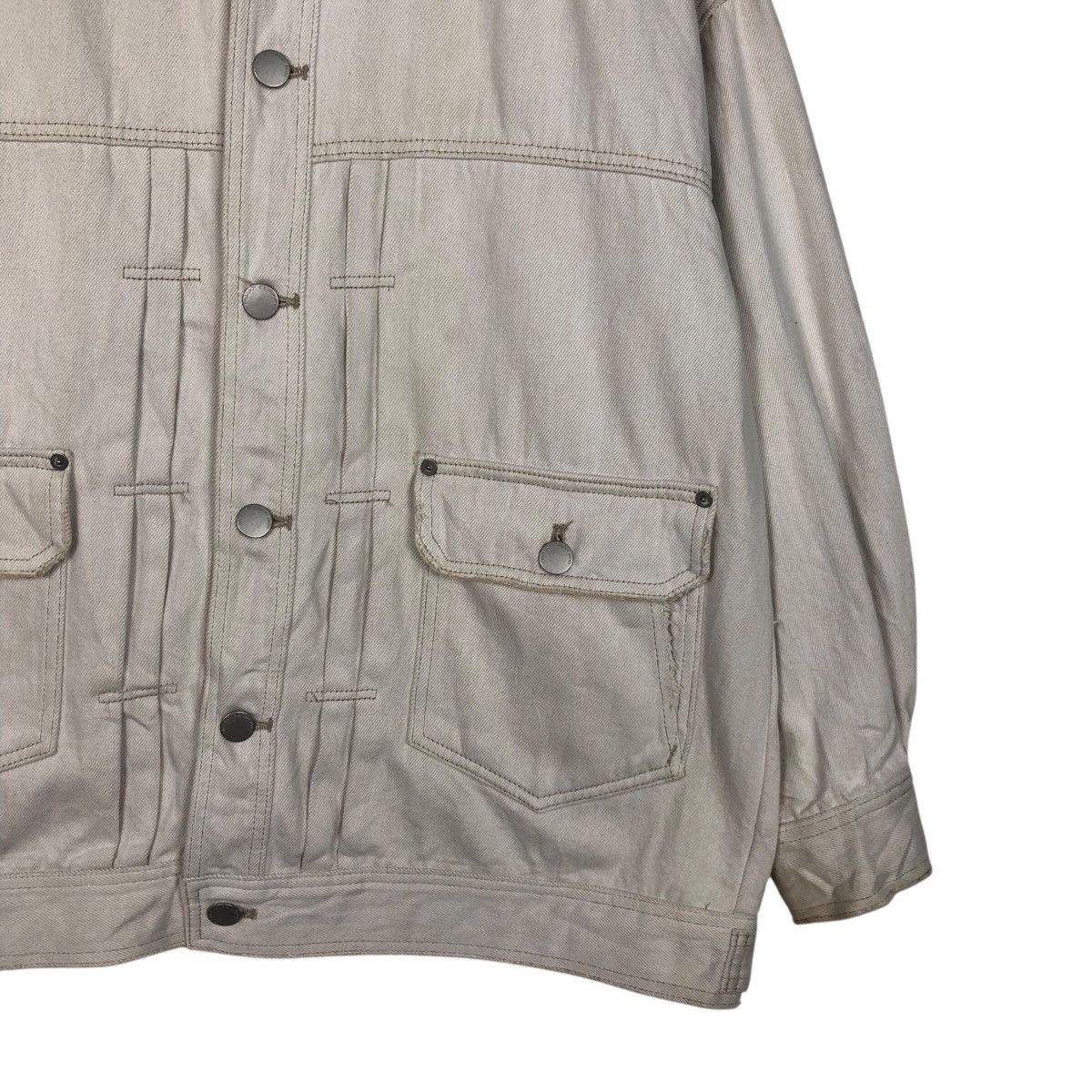 Issey Miyake 📌Vintage Denim Chore Jacket Pageboy Patchwork Design Size US M / EU 48-50 / 2 - 6 Thumbnail