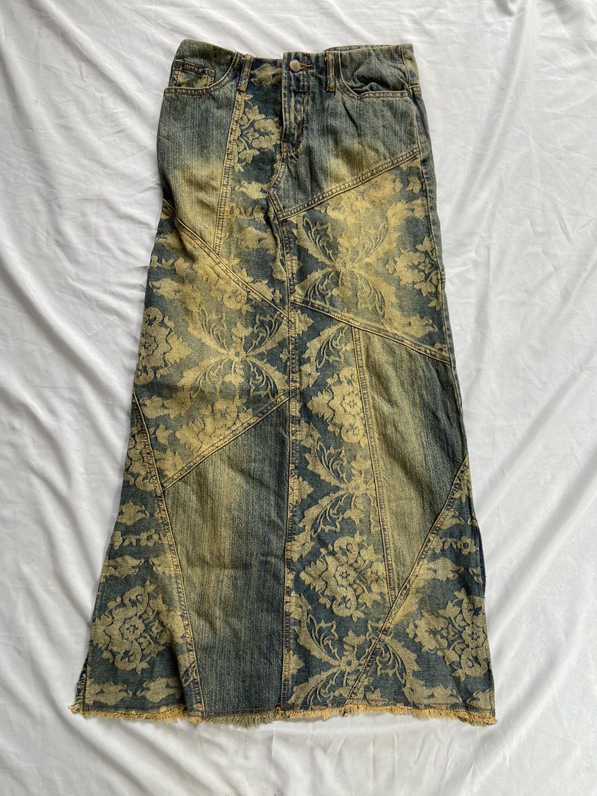 Japanese Brand JOYKA FLOWERS HANDMADE LONG SKIRT PANTS Size 28" / US 6 / IT 42 - 1 Thumbnail