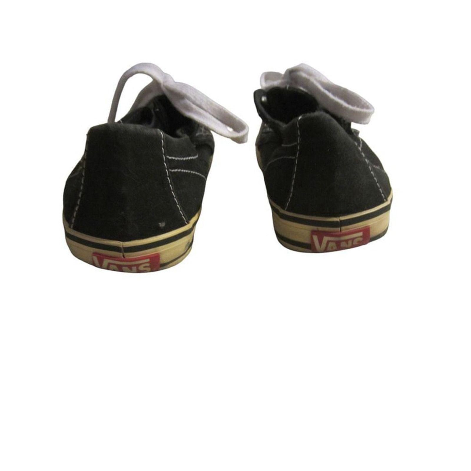 Vans Y2K Streetwear Black Canvas Lace-Up Sneakers VANS Women’s 7 Size US 7 / IT 37 - 5 Thumbnail