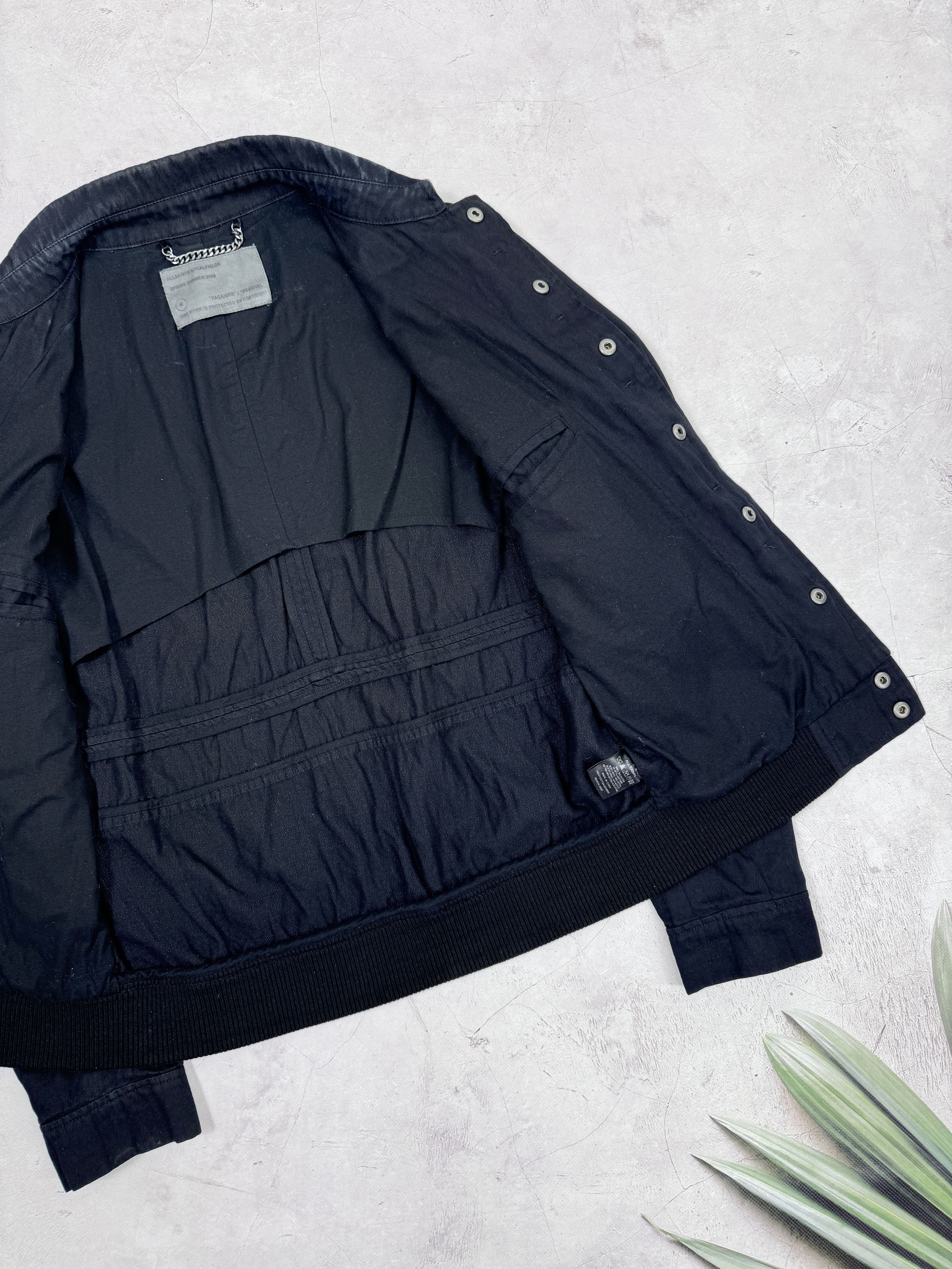 Allsaints AllSaints Heavy Cotton Bomber Jacket SS 08 Paganism Festival Size M / US 6-8 / IT 42-44 - 7 Thumbnail