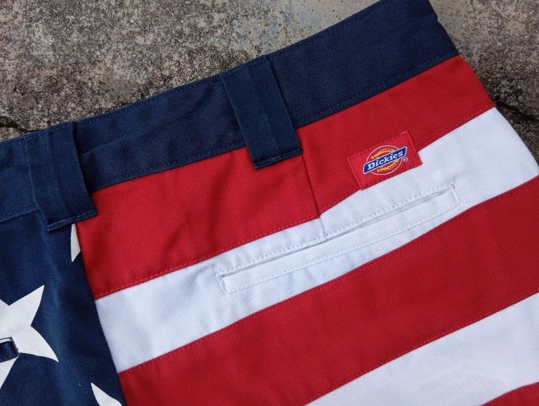 Dickies Dickies 🛠️ Star & Stripe Pants 🇺🇸 USA Flag Workpants Size US 36 / EU 52 - 6 Thumbnail