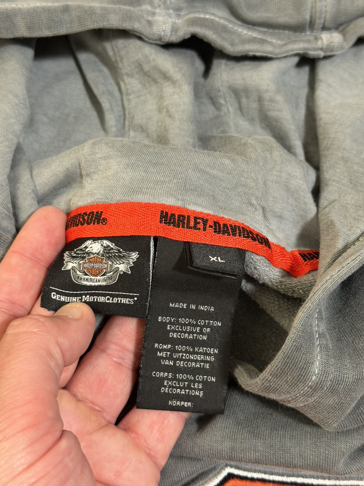 Harley Davidson 🔥Harley Davidson Logo Light Hoodie/Harley Davidson Hoodie Size US XL / EU 56 / 4 - 5 Thumbnail