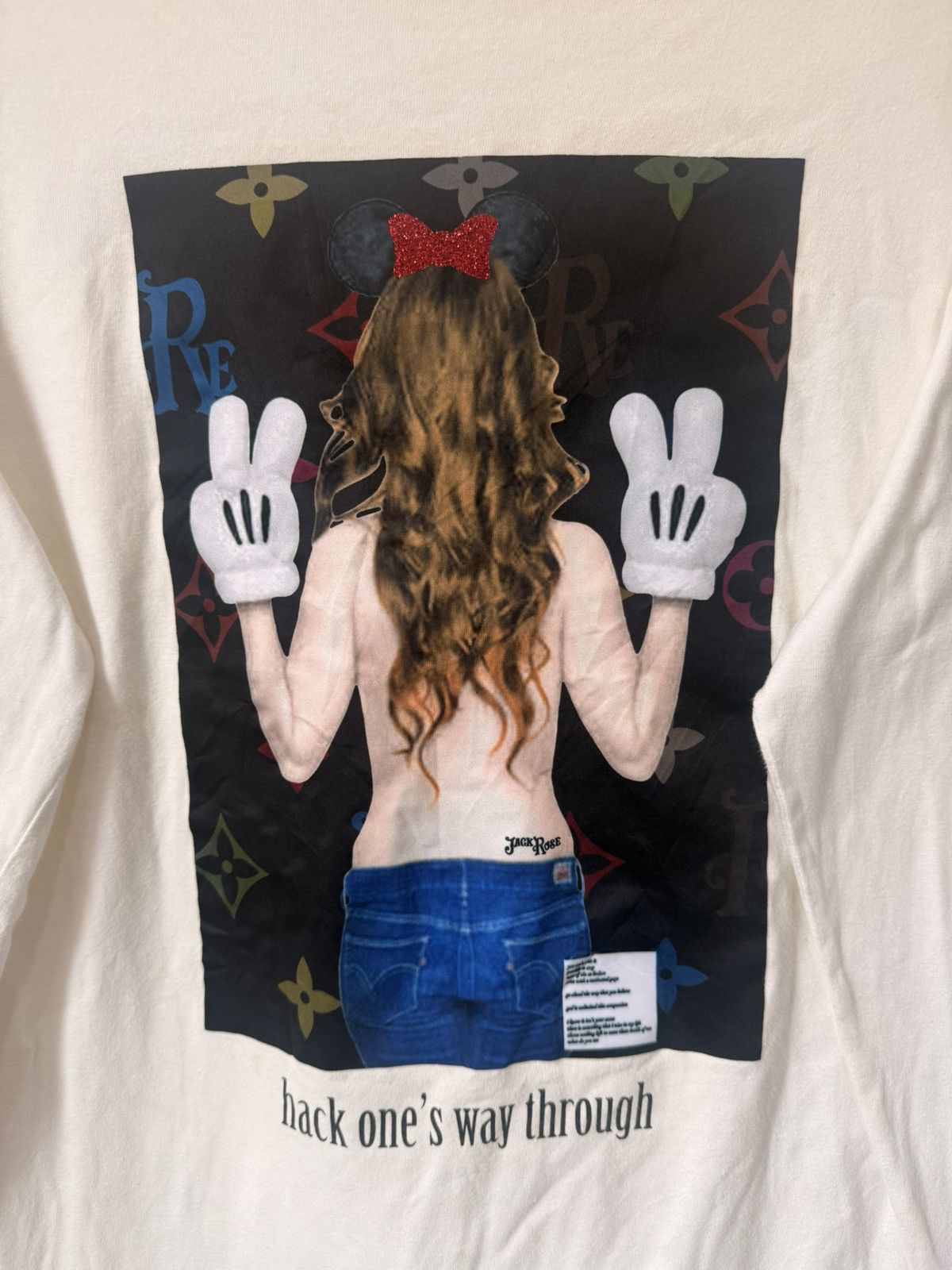JACKROSE JAPAN BRAND JACKROSE BUNNY HAND LUXURY STYLE PARODY SHIRT Size US XL / EU 56 / 4 - 4 Thumbnail