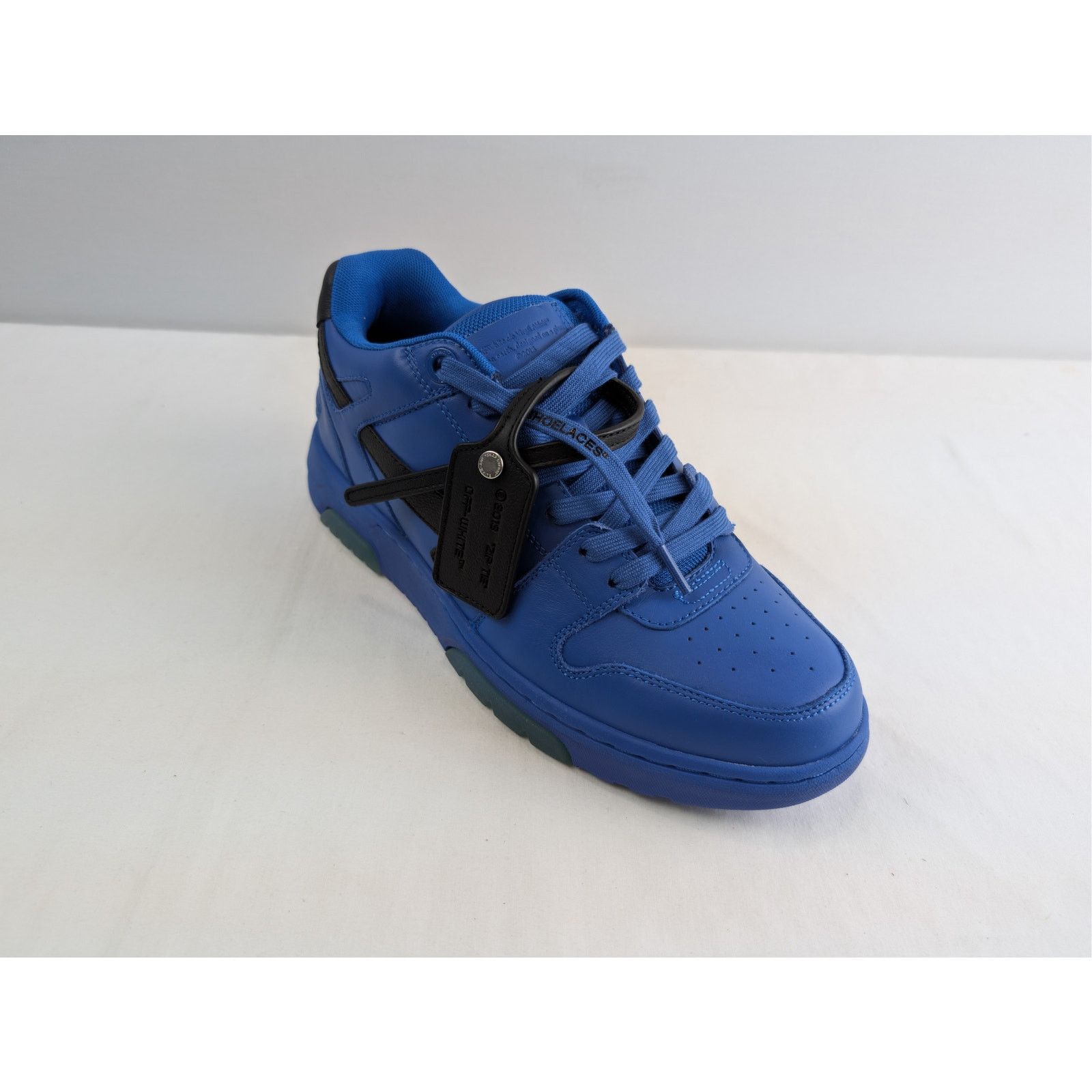 Off-White o1rshd1 Out of Office Calf Leather sneakers in Blue/Black Size US 10 / EU 43 - 3 Thumbnail