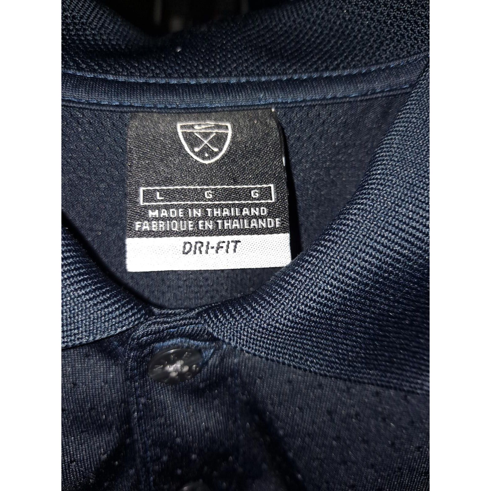 Nike Nike Dri-Fit Blue Penn State Polo with Penn State Football o Size US L / EU 52-54 / 3 - 3 Thumbnail