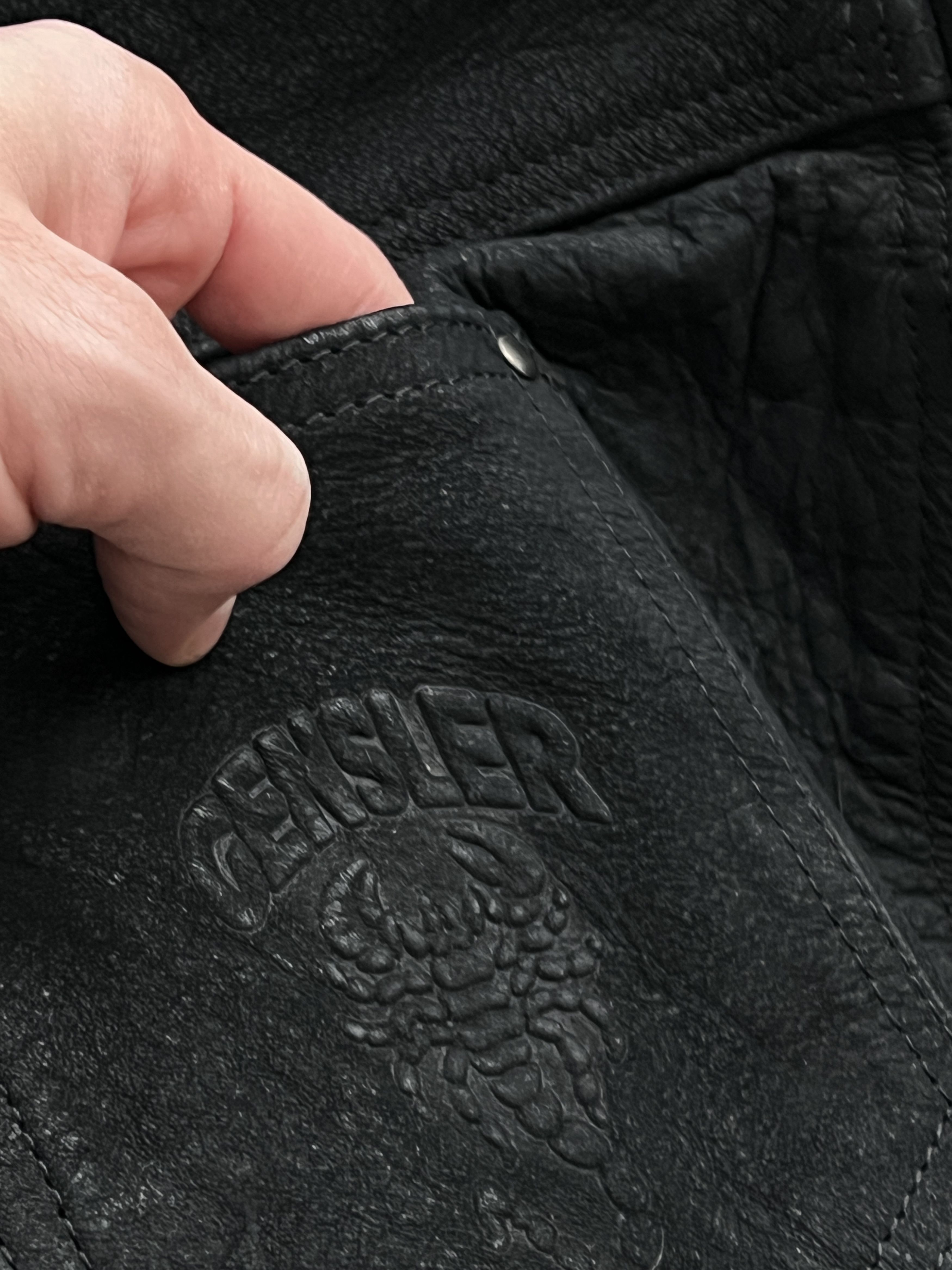 If Six Was Nine Vintage 00s soft real leather pants avant garde opium style Size US 32 / EU 48 - 13 Thumbnail