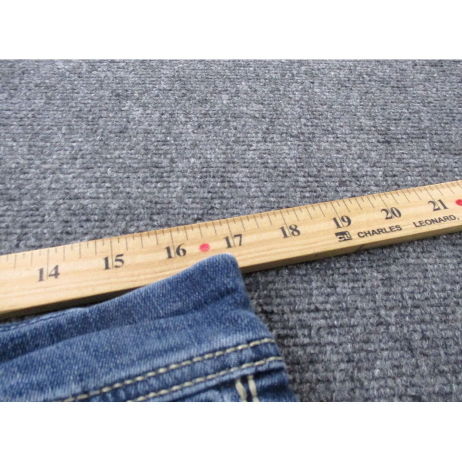 Vintage BKE Buckle Jeans Womens 30 X 31.5 Sabrina Straight Faded Y2K Country Distressed Size 24" / US 00 / IT 34 - 6 Thumbnail