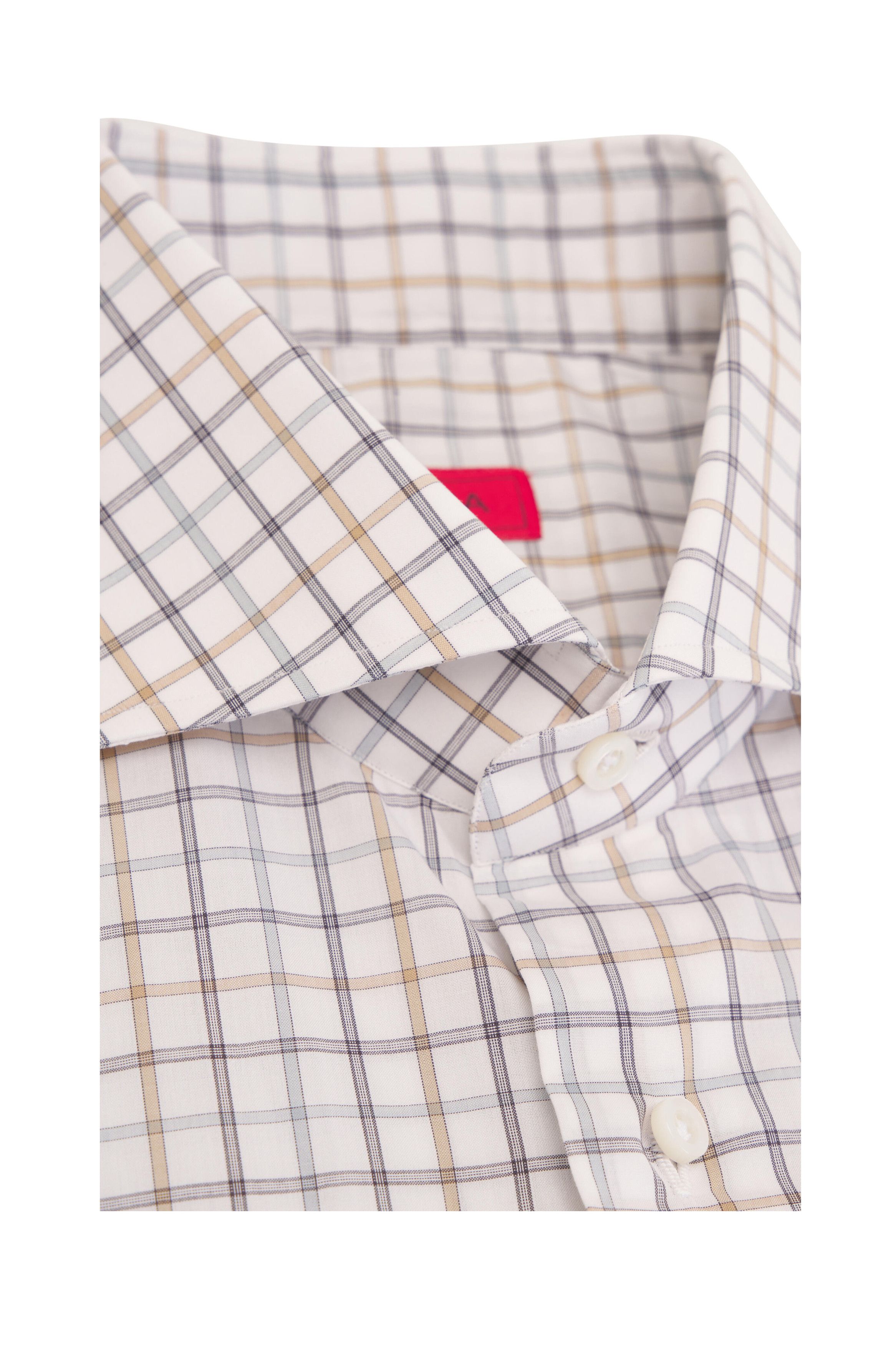 Isaia o1mtch0225 Cotton Dress Shirt in Multicolor Size US L / EU 52-54 / 3 - 2 Thumbnail