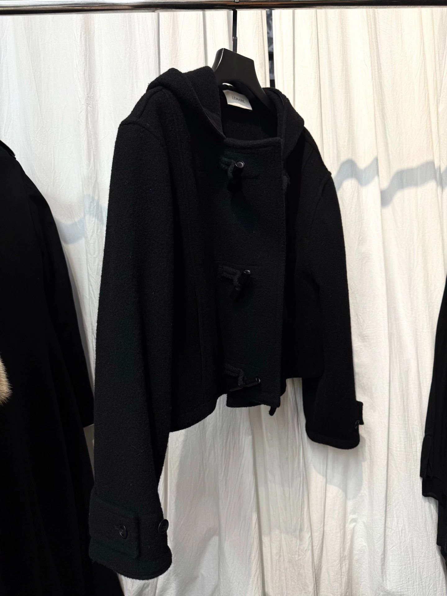 Lemaire Lemaire Horn Button Hooded Short Jacket FR36 Size XS / US 0-2 / IT 36-38 - 7 Thumbnail