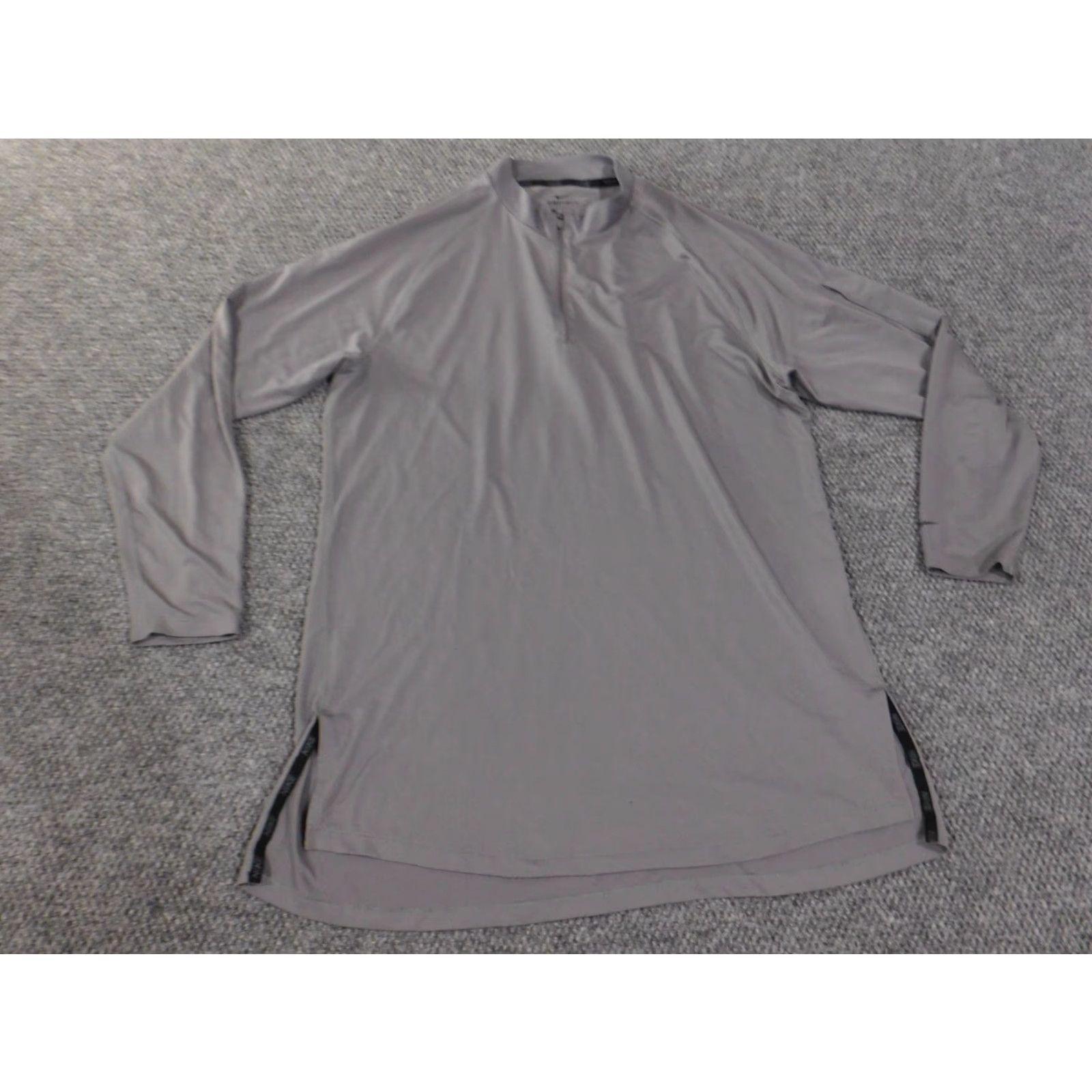 Nike Nike Sweatshirt Mens XL Gray Dri-Fit 1/4 Zip Stretch Performance Active Size US XL / EU 56 / 4 - 4 Thumbnail